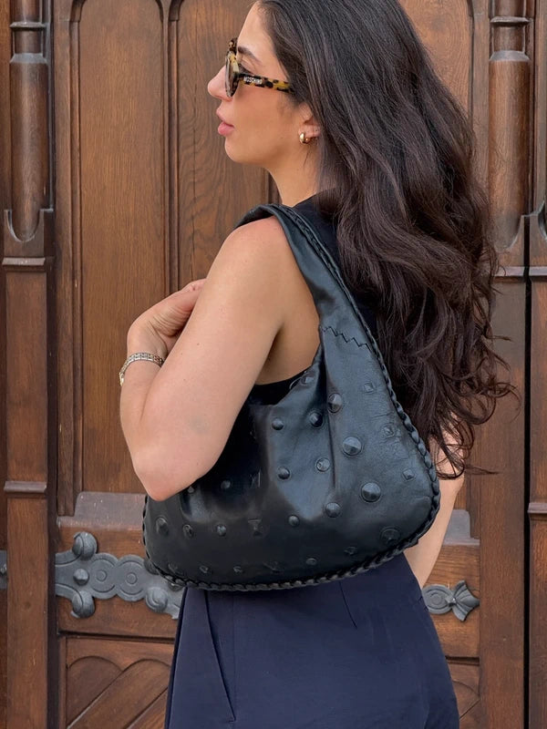 Bottega Veneta Studded Hobo Bag Medium
