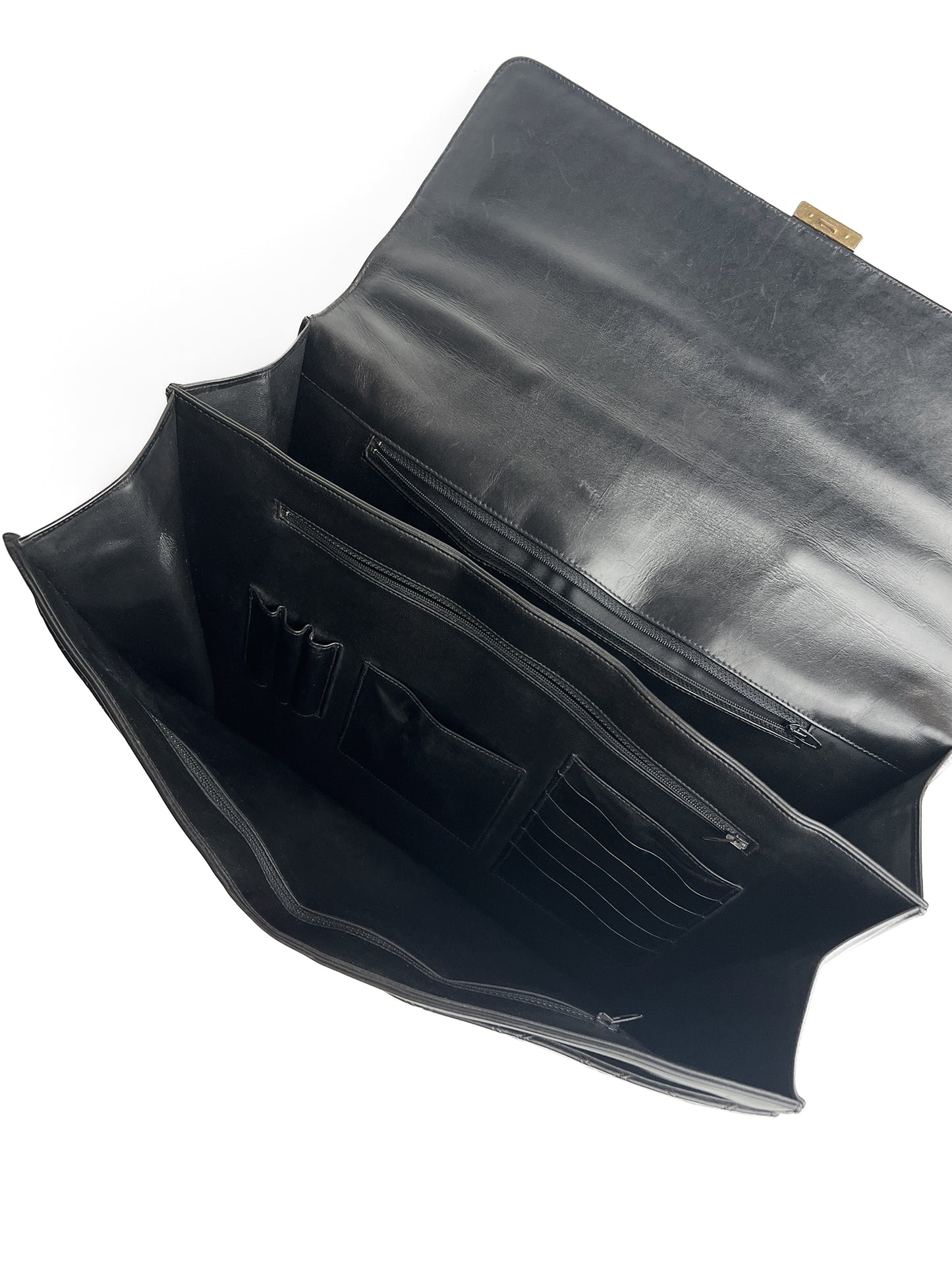 Chanel Vintage Quilted Lambskin Briefcase