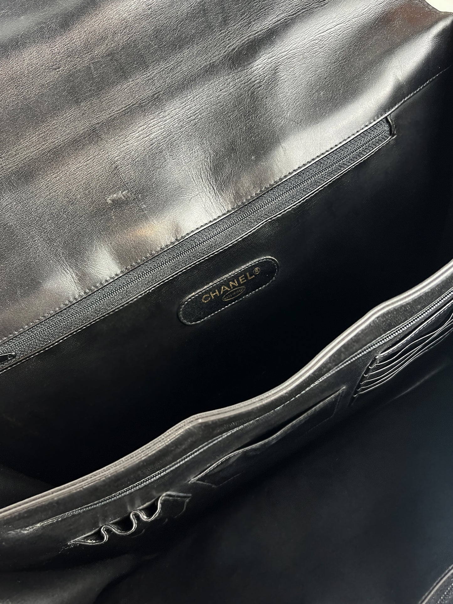 Chanel Vintage Quilted Lambskin Briefcase