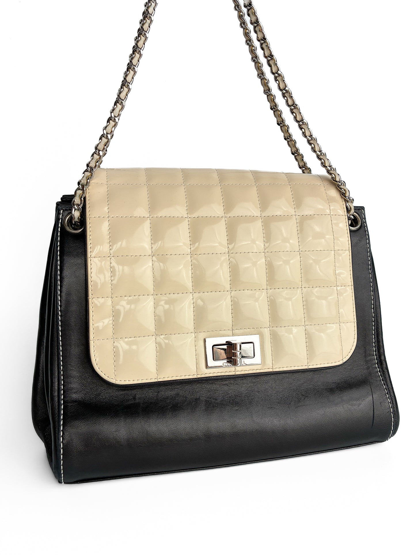 Chanel 2.55 Chocolate Bar Double Chain