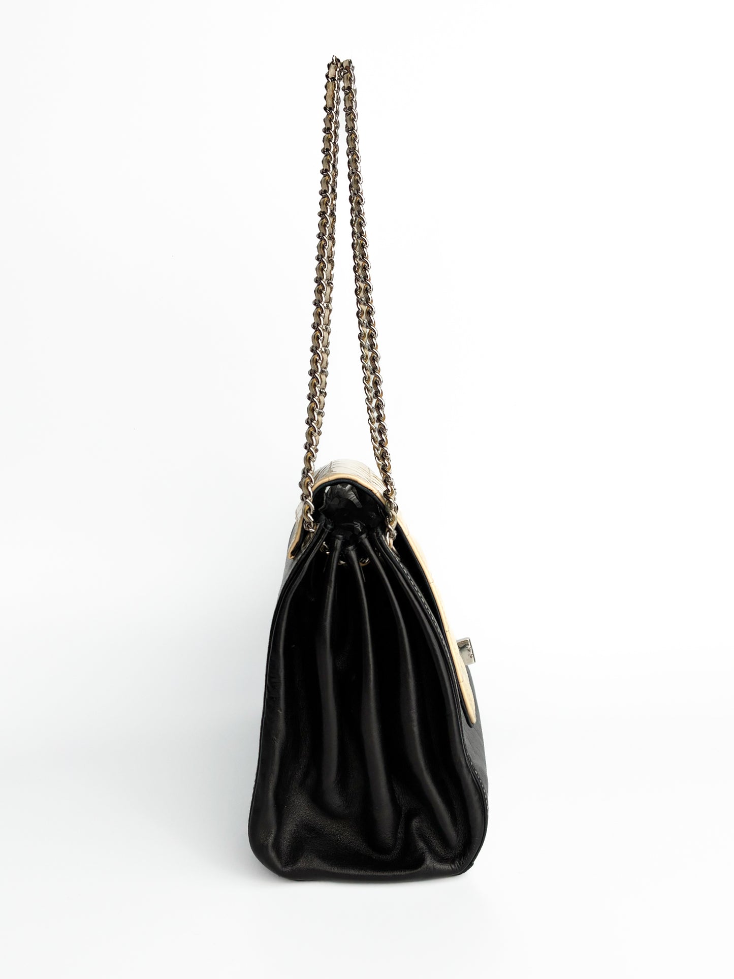 Chanel 2.55 Chocolate Bar Double Chain