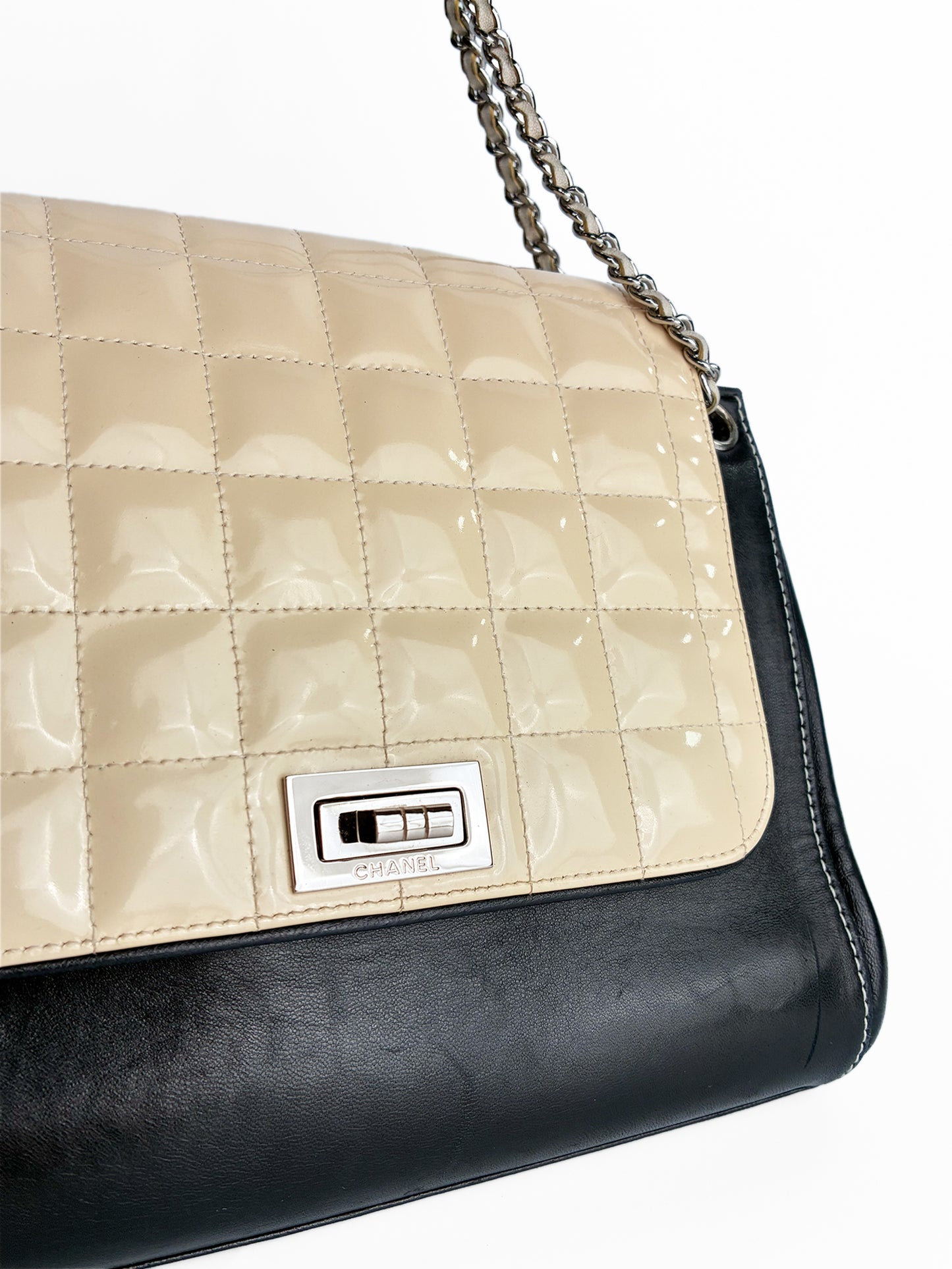 Chanel 2.55 Chocolate Bar Double Chain