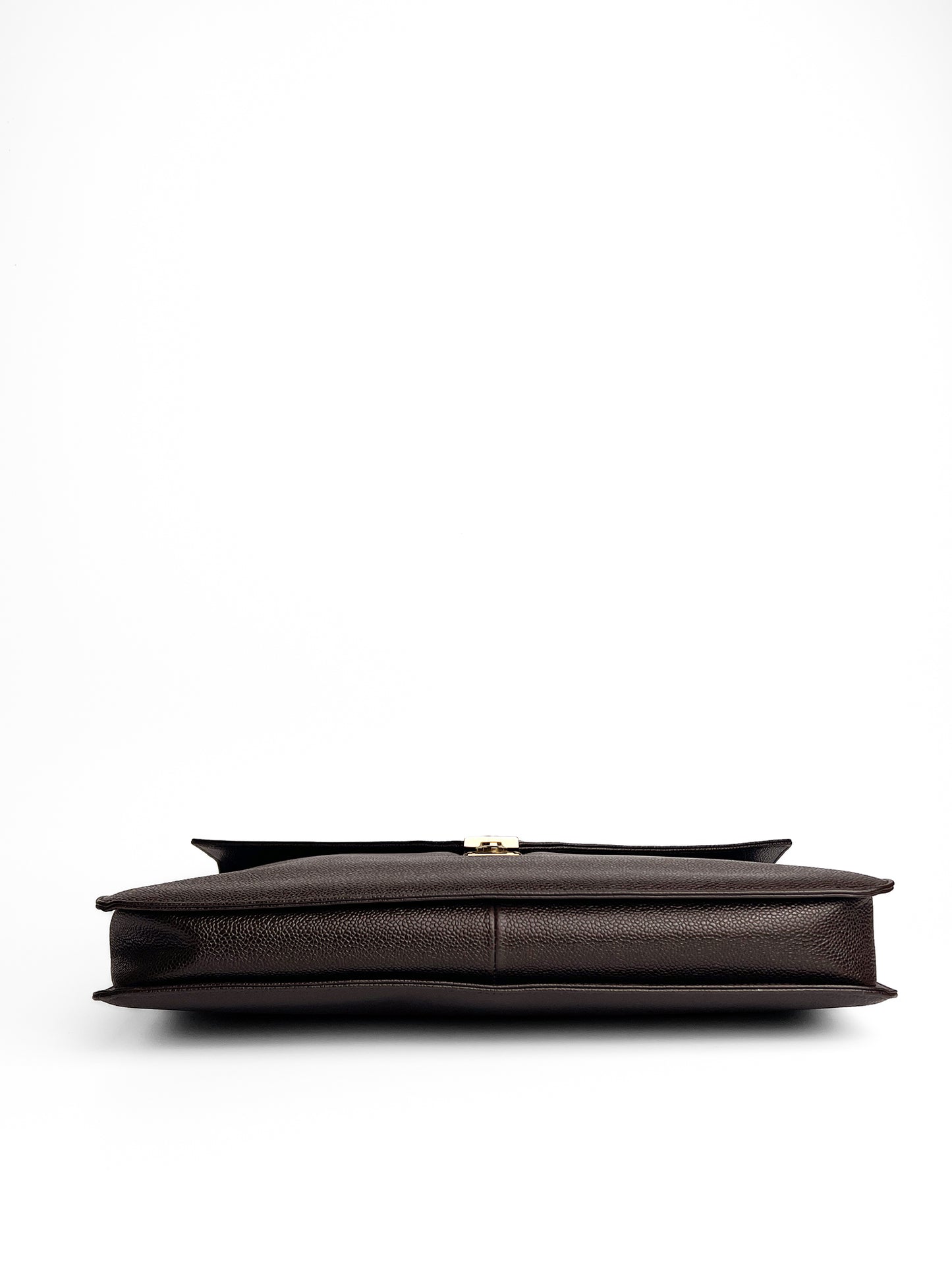 Chanel Brown Leather Briefcase