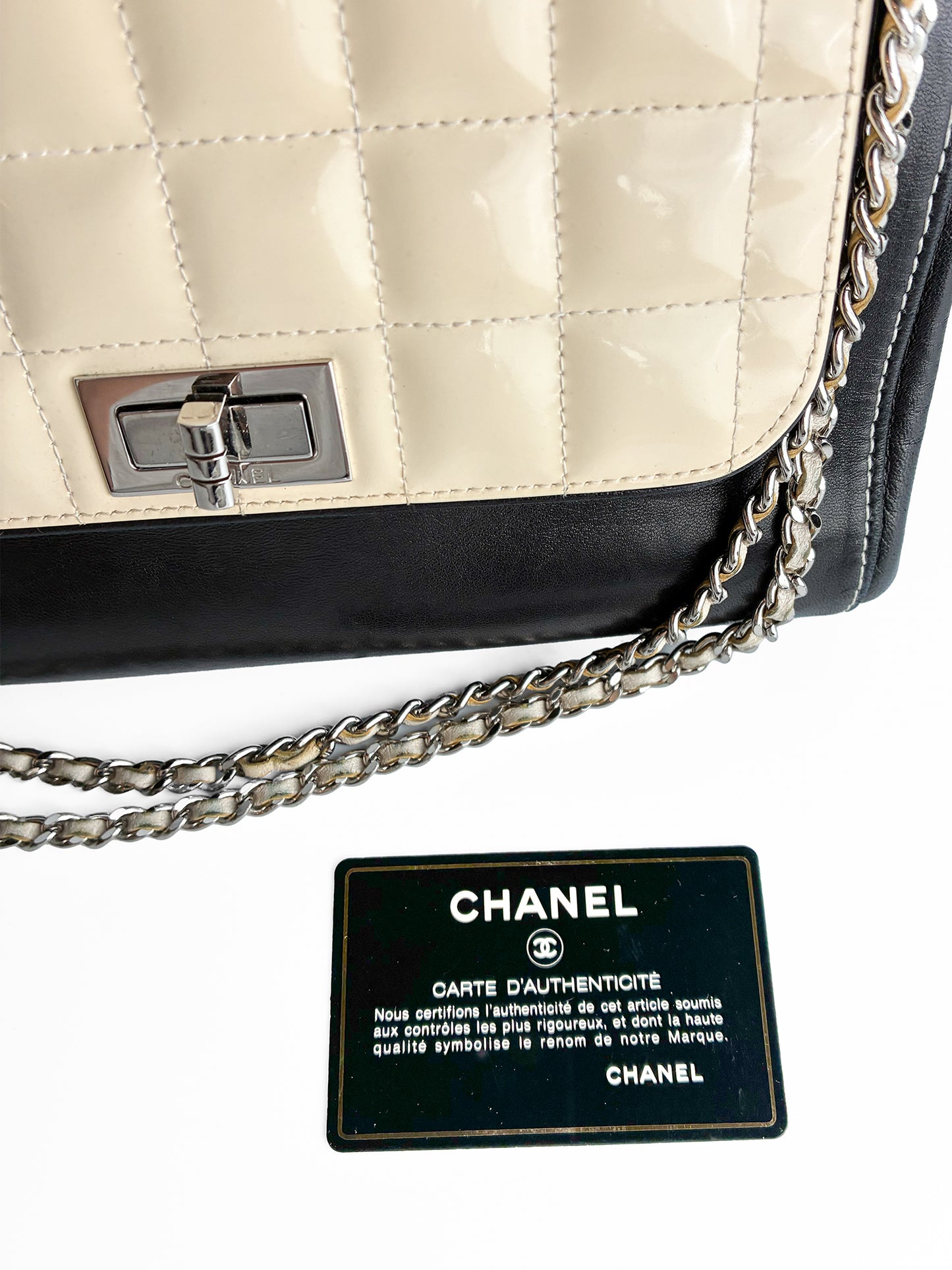 Chanel 2.55 Chocolate Bar Double Chain