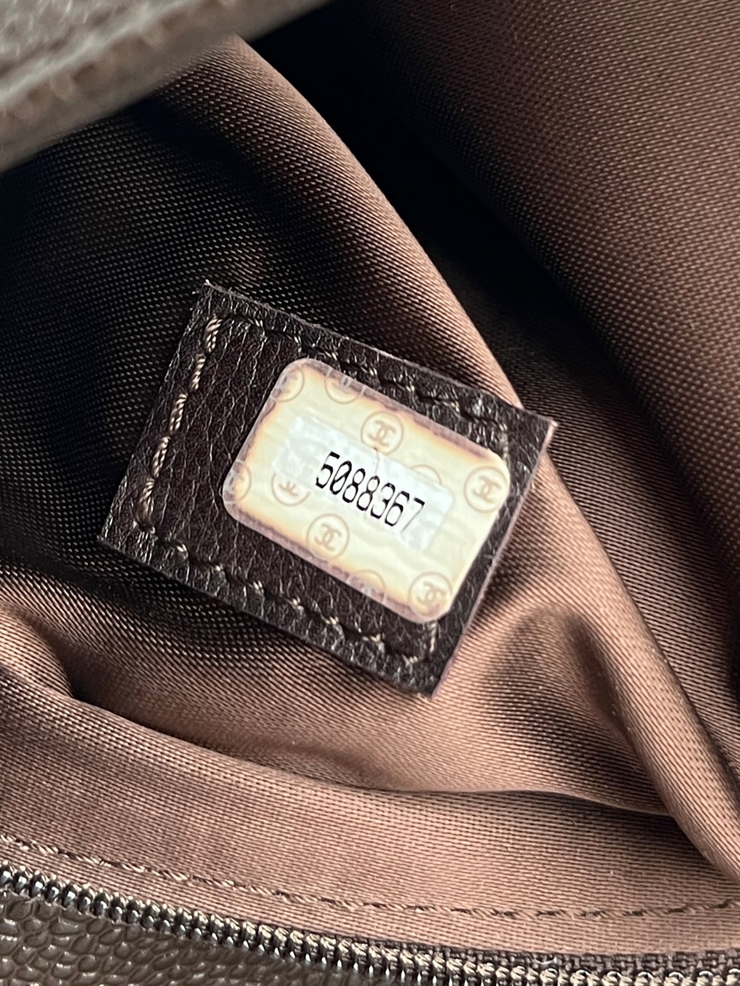 Chanel Brown Leather Briefcase