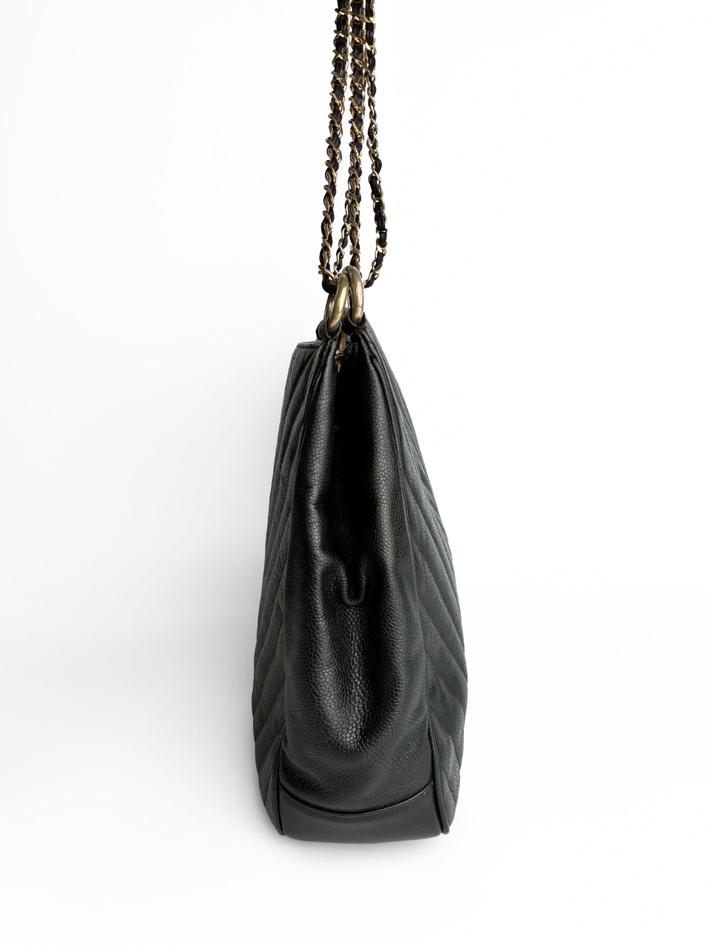 Chanel V stitch tote