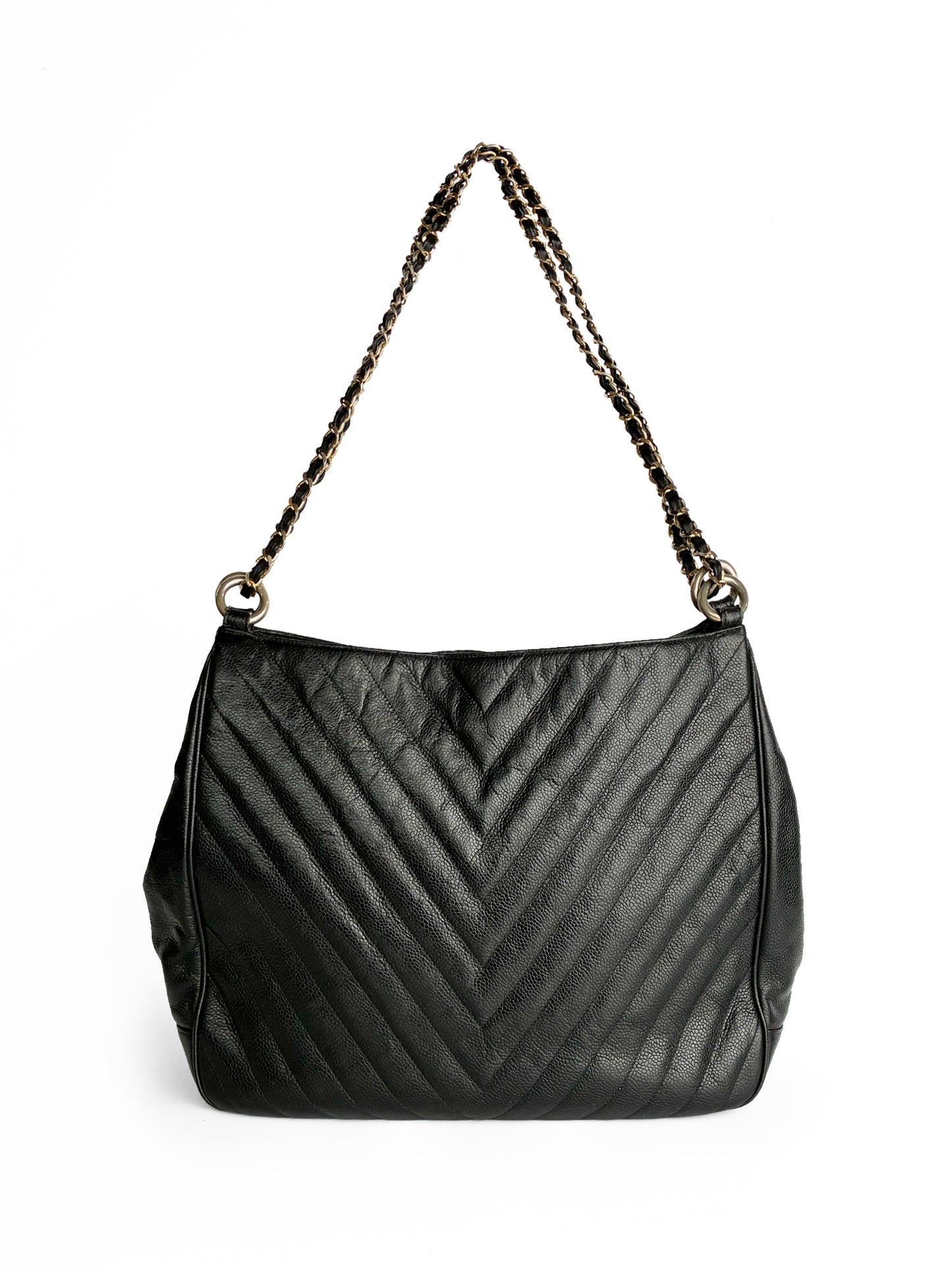 Chanel V stitch tote