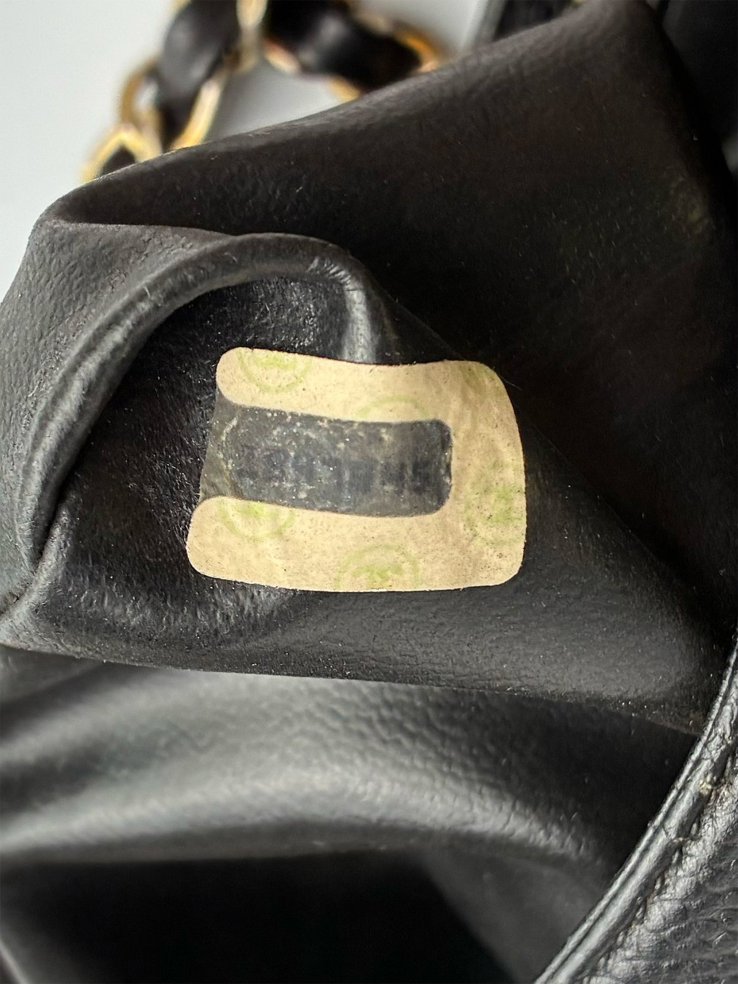 Chanel V stitch tote
