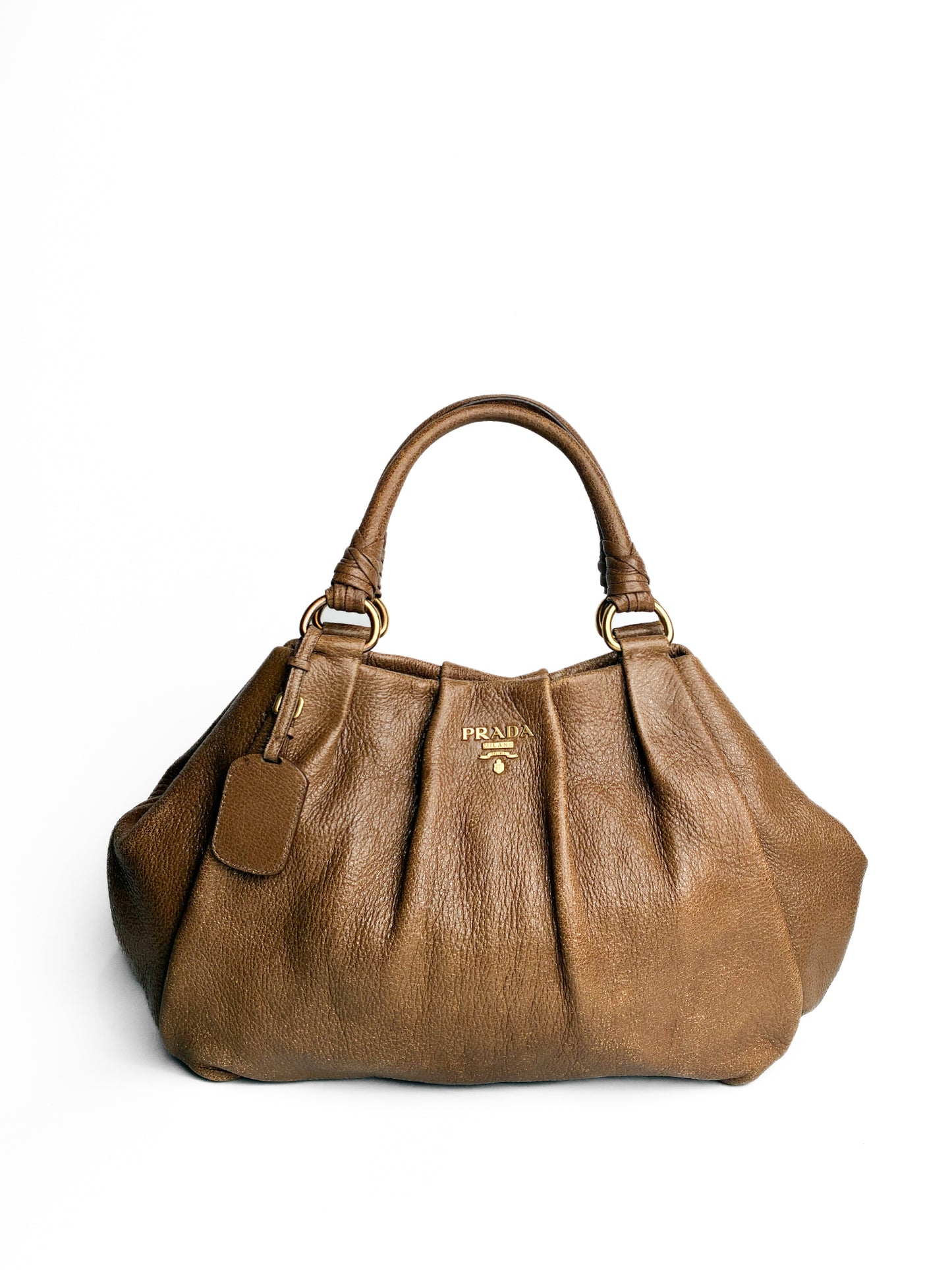 Prada Brown Leather Satchel