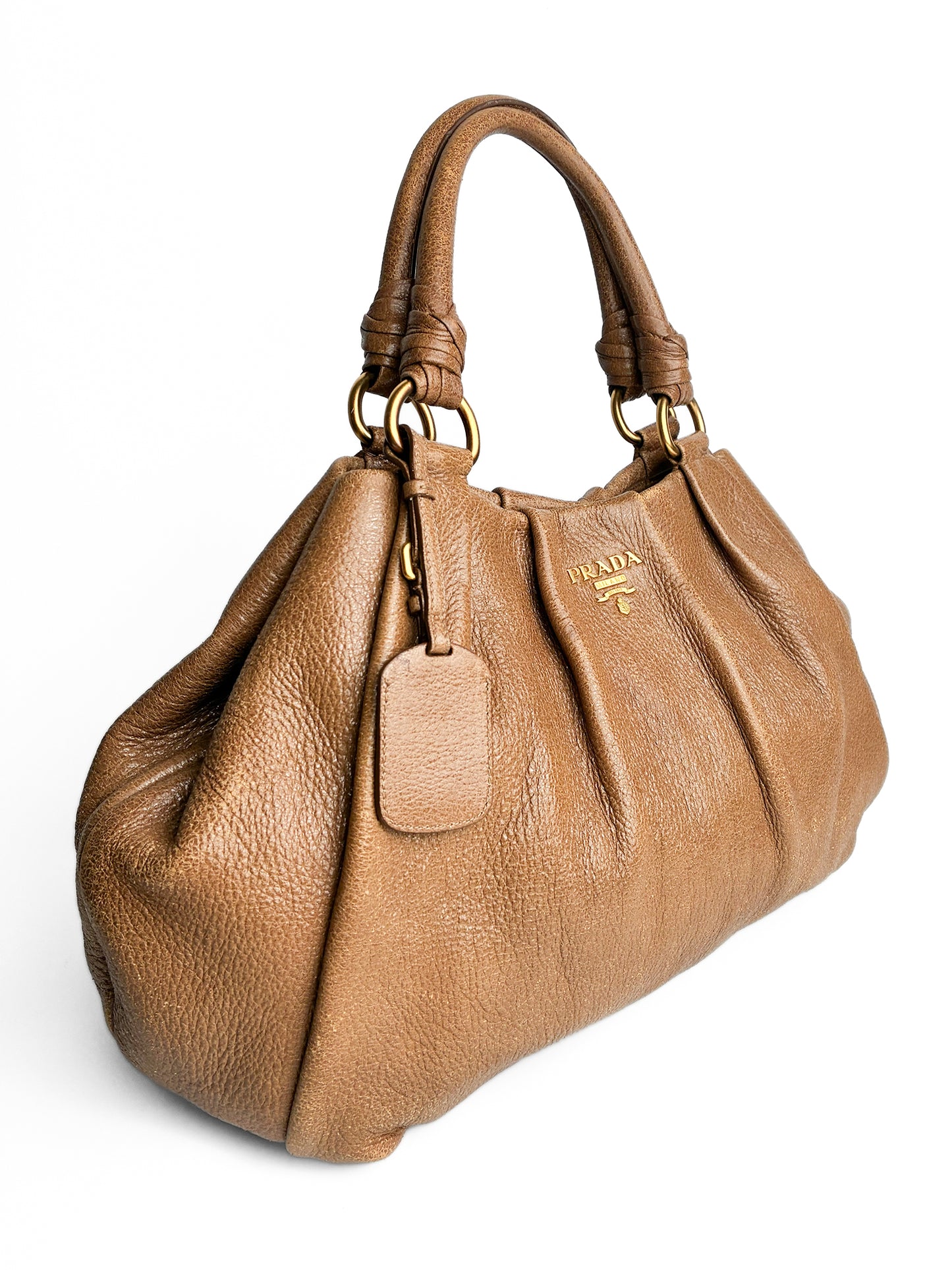Prada Brown Leather Satchel