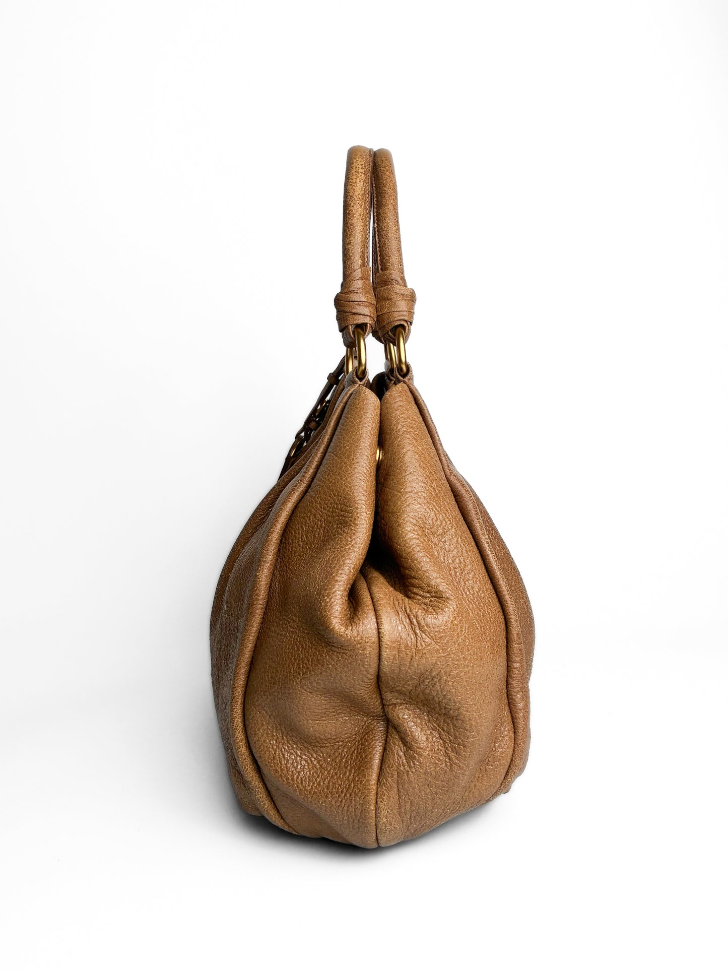 Prada Brown Leather Satchel