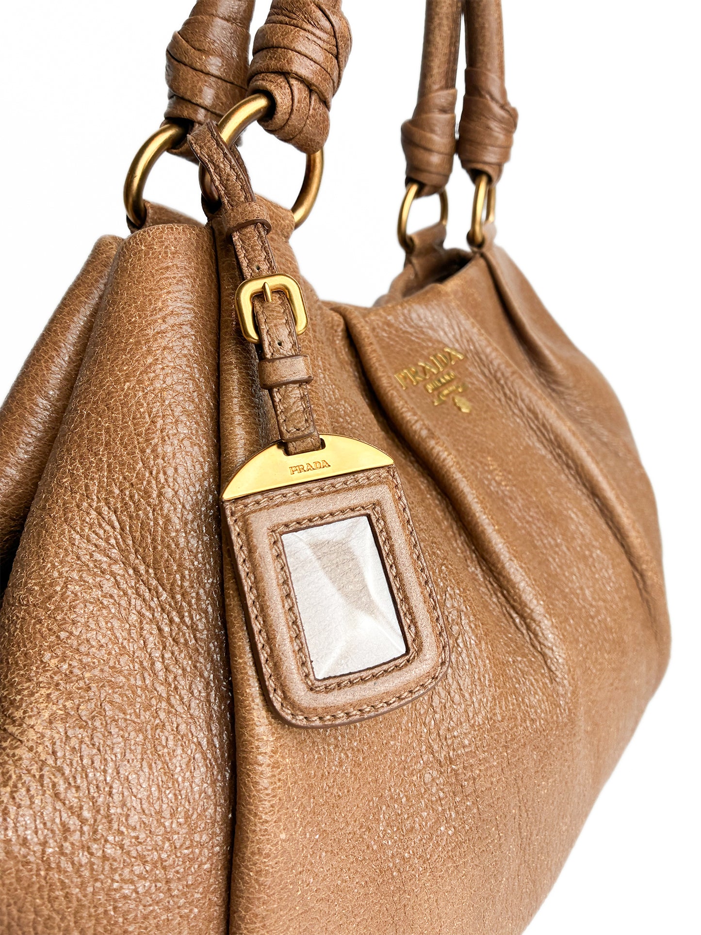 Prada Brown Leather Satchel