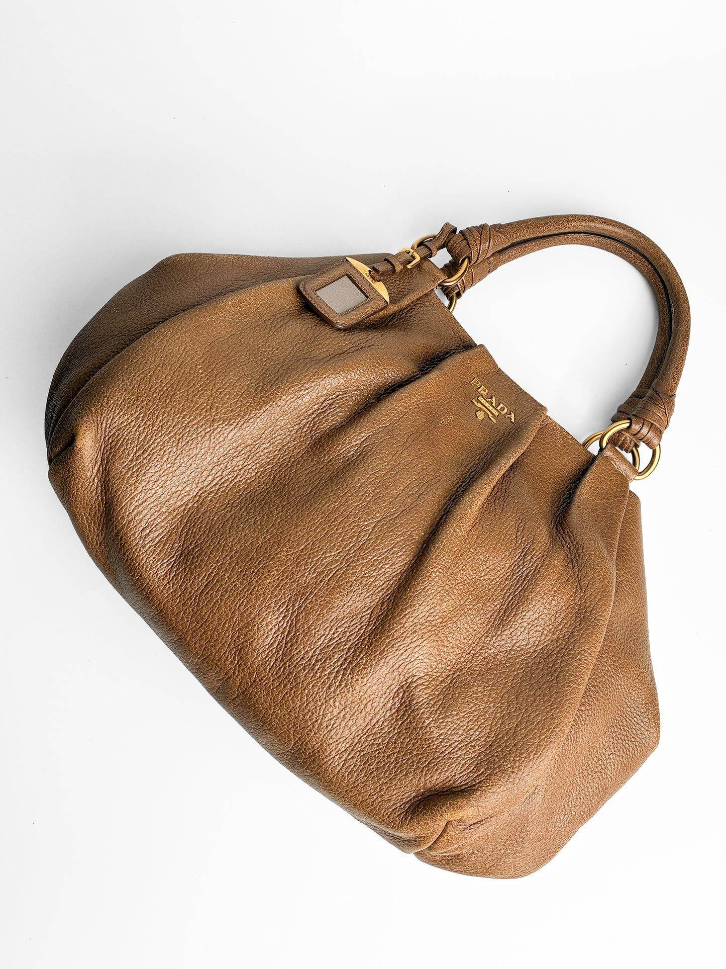 Prada Brown Leather Satchel