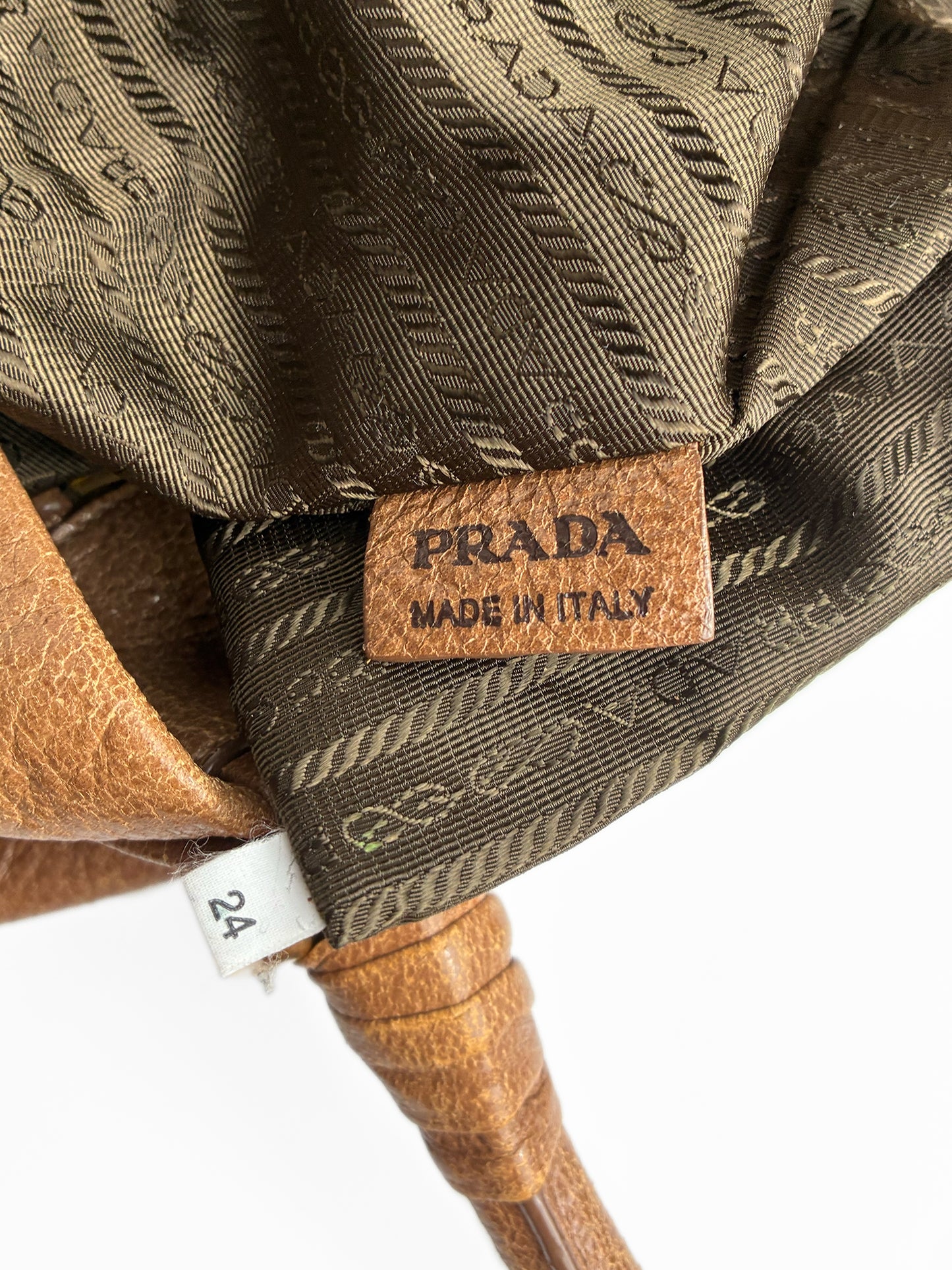 Prada Brown Leather Satchel