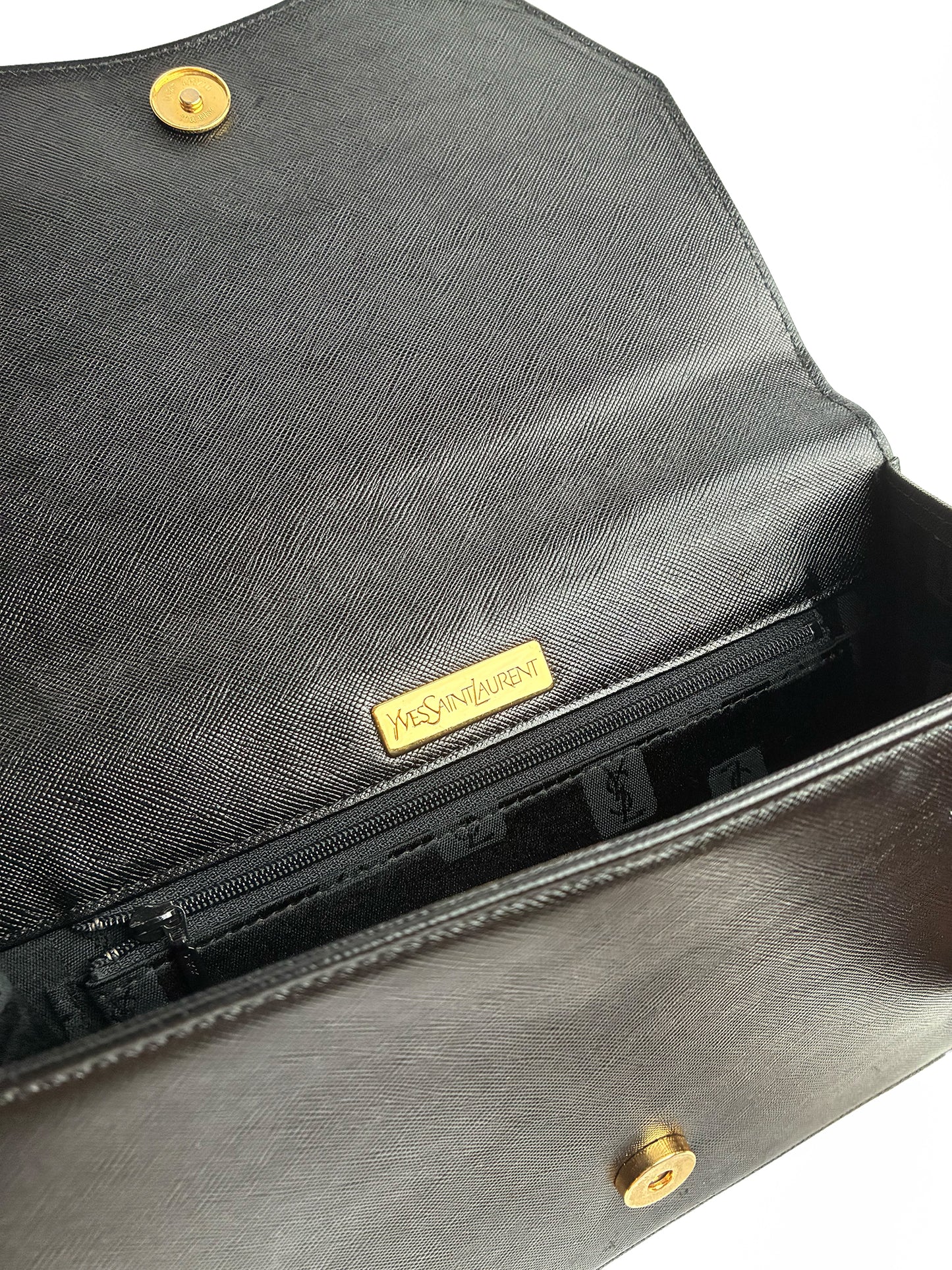 YSL Black Clutch