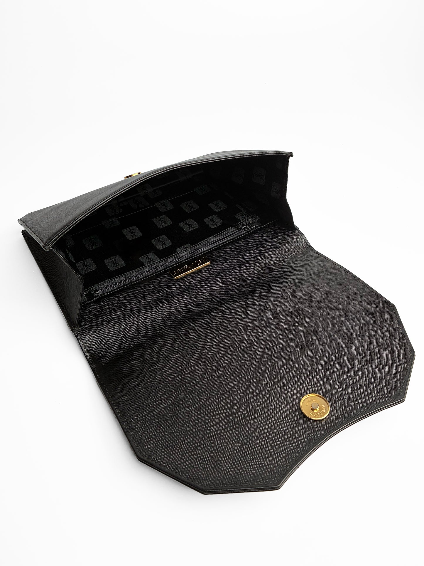 YSL Black Clutch