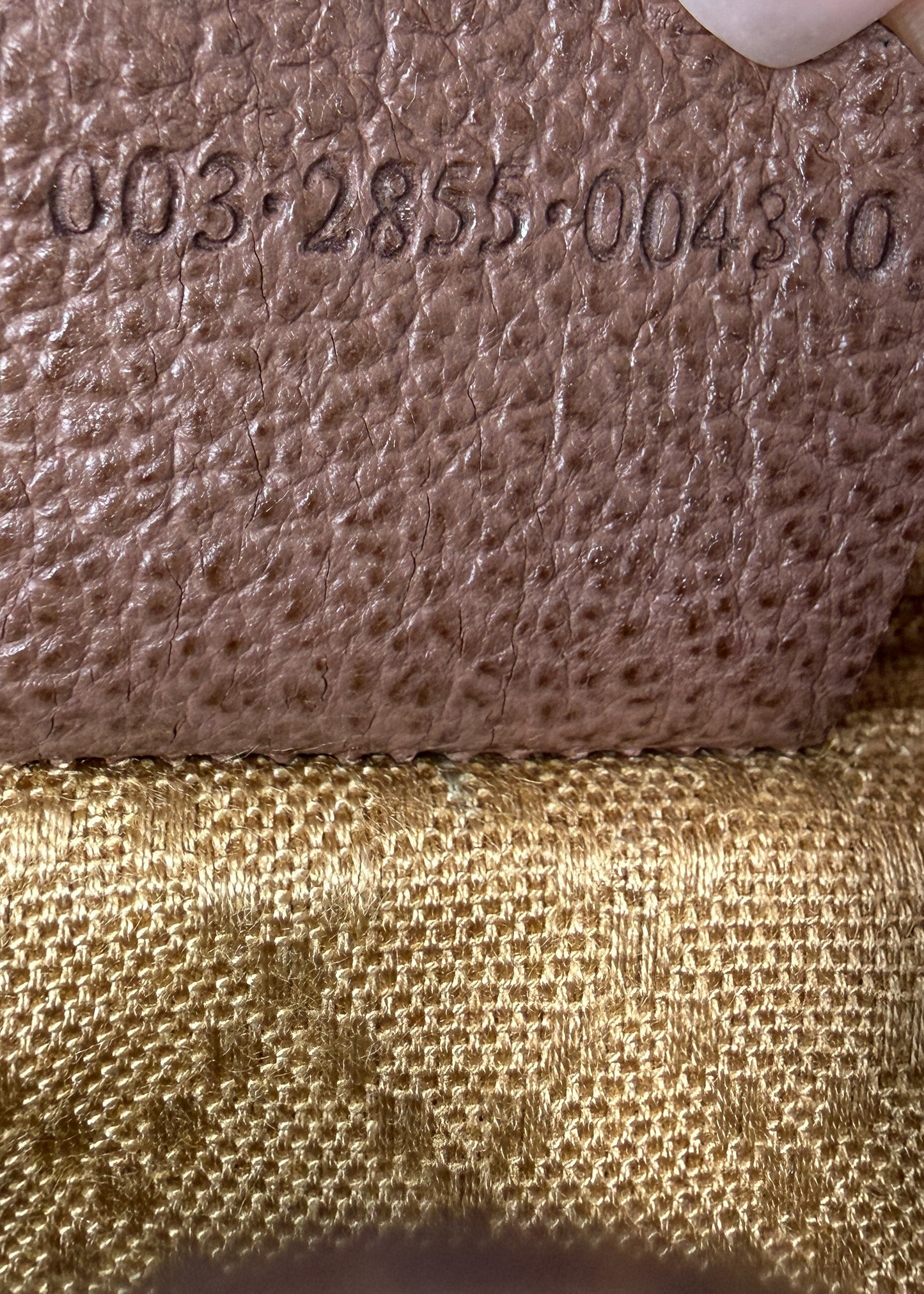 Gucci Suede Bamboo Backpack