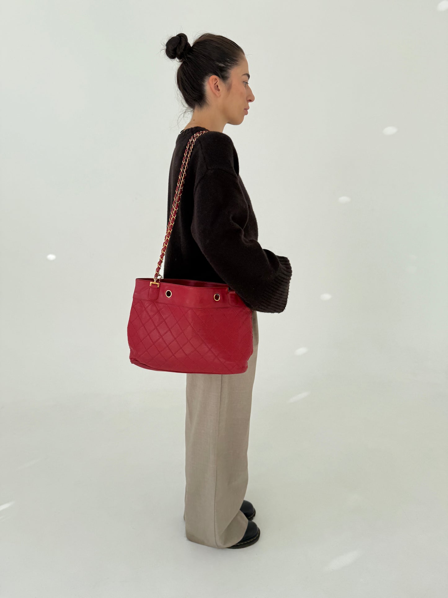 Chanel Quilted Shopping