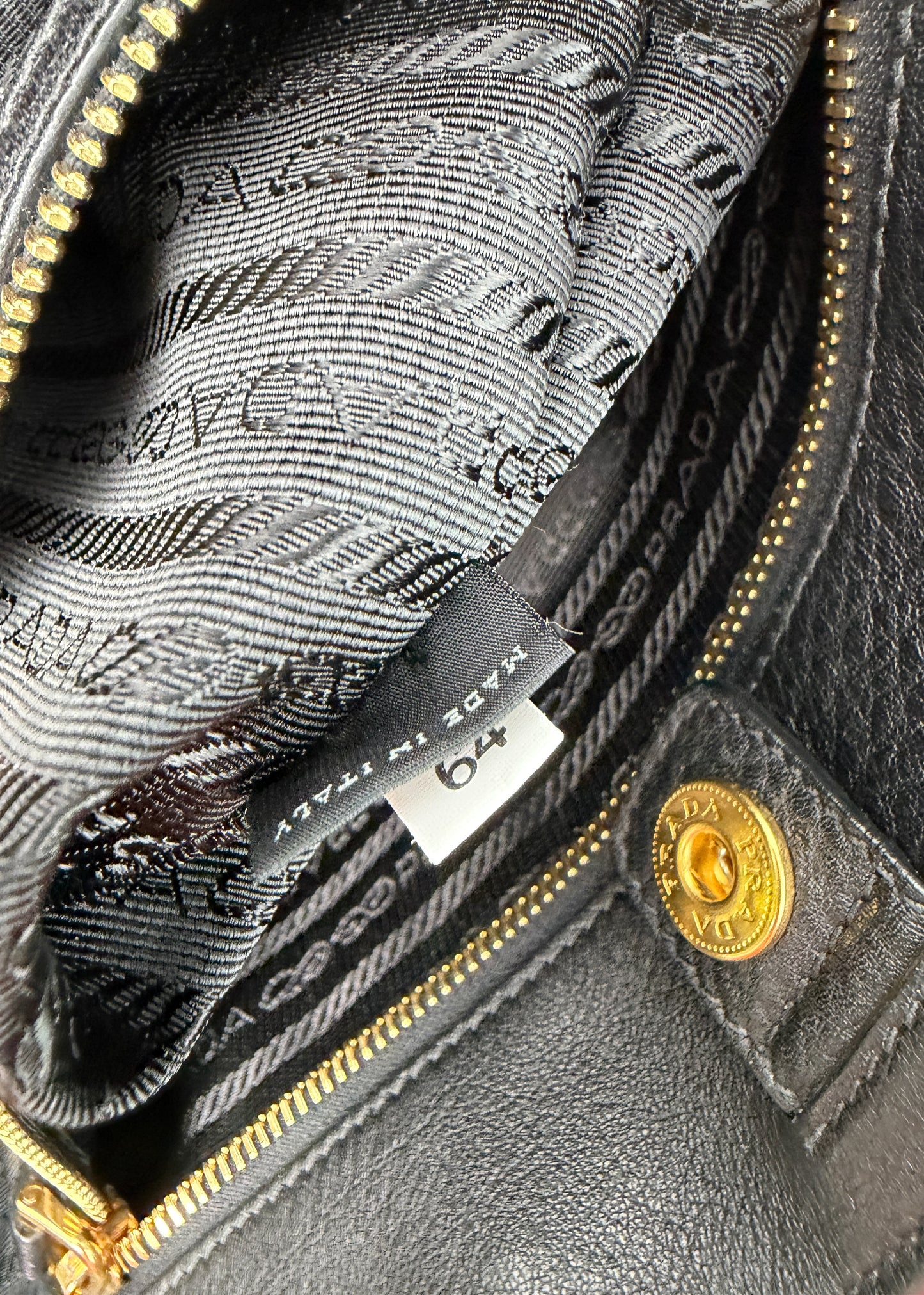 Prada Vitello Black