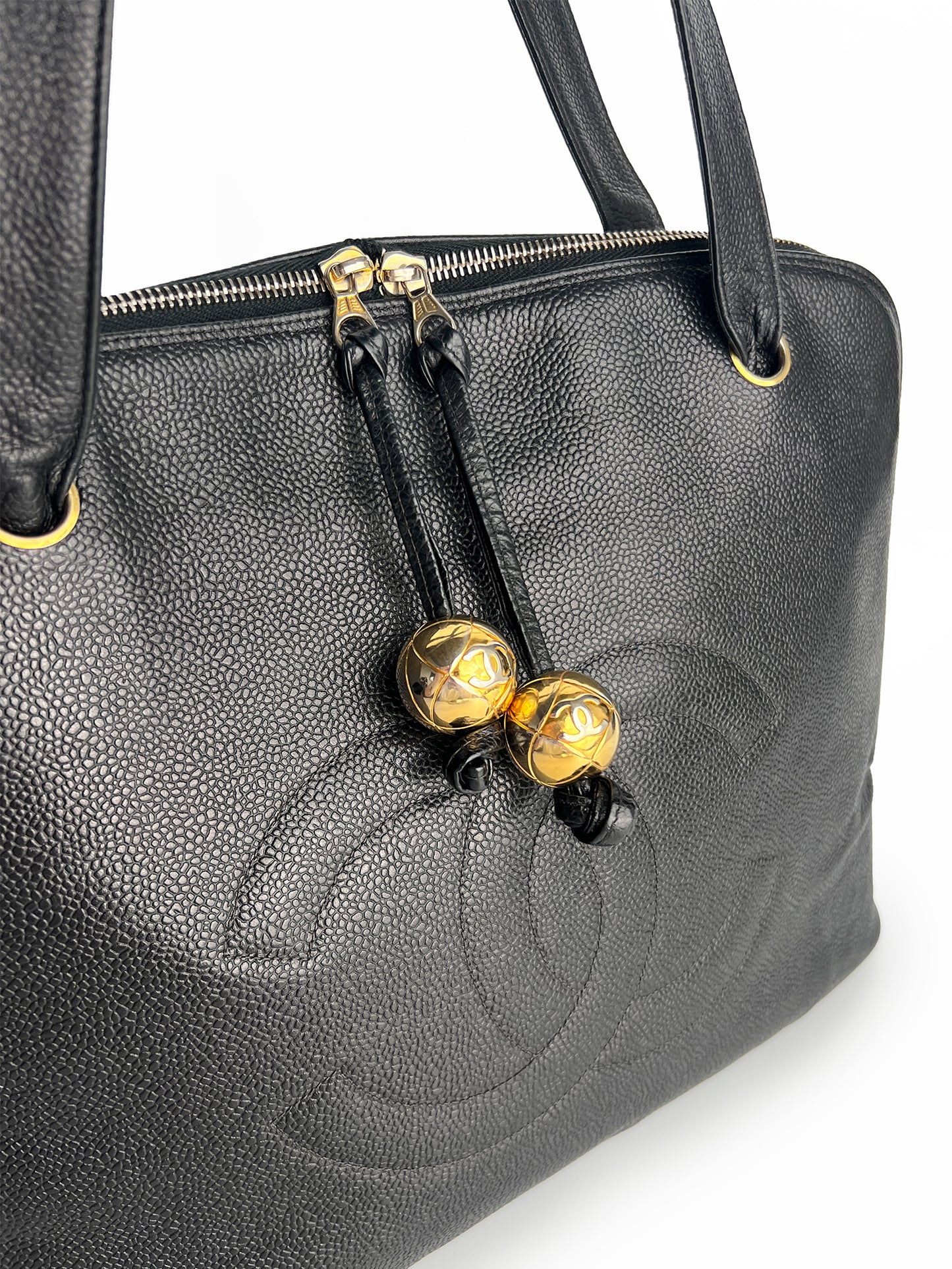 Chanel Coco Mark Tote Bag Caviar