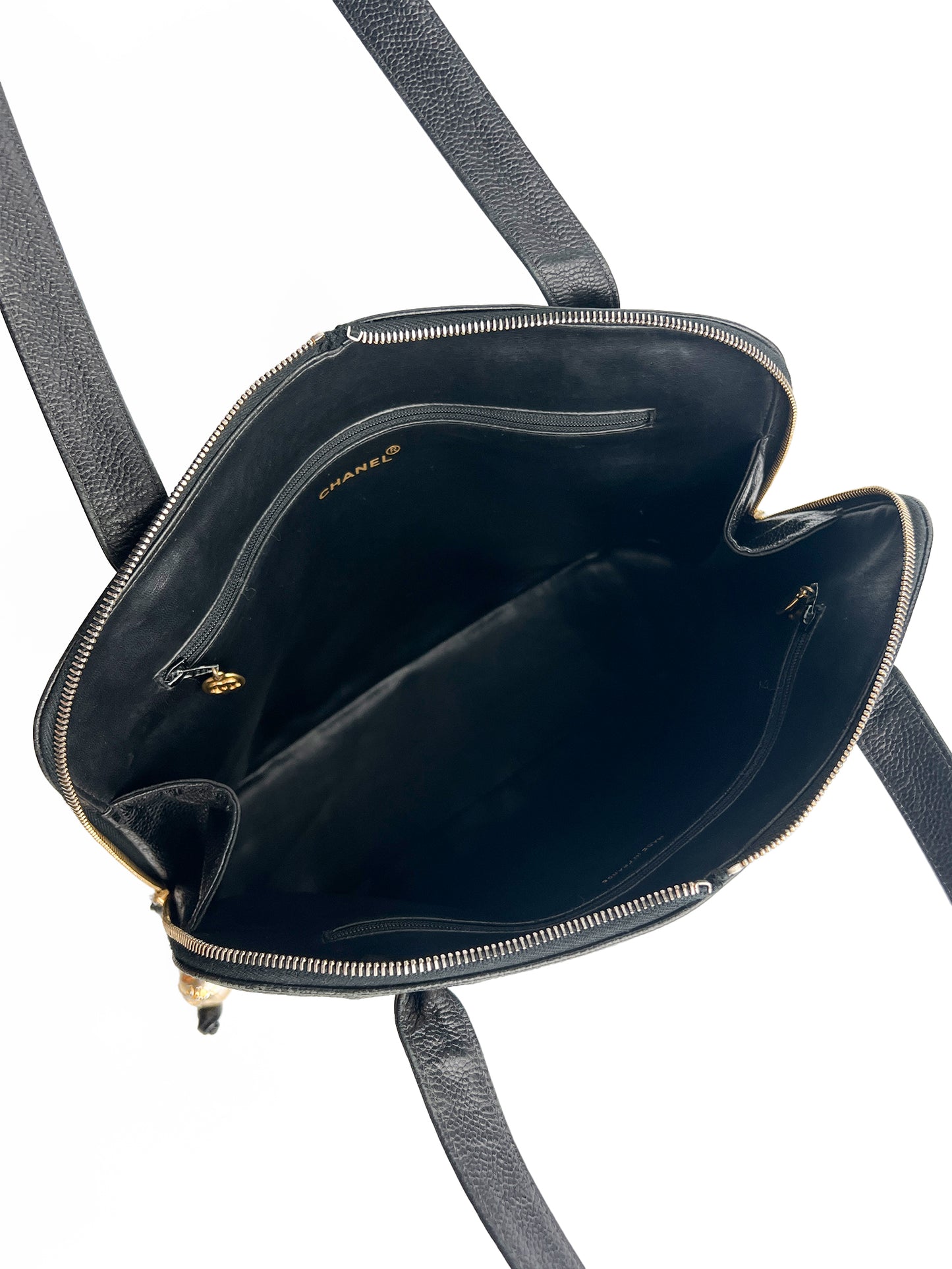 Chanel Coco Mark Tote Bag Caviar