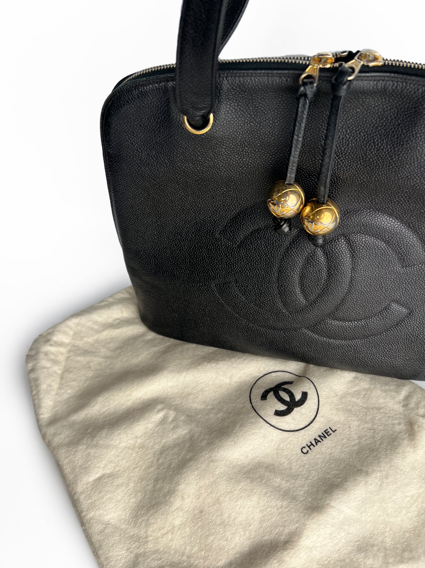 Chanel Coco Mark Tote Bag Caviar