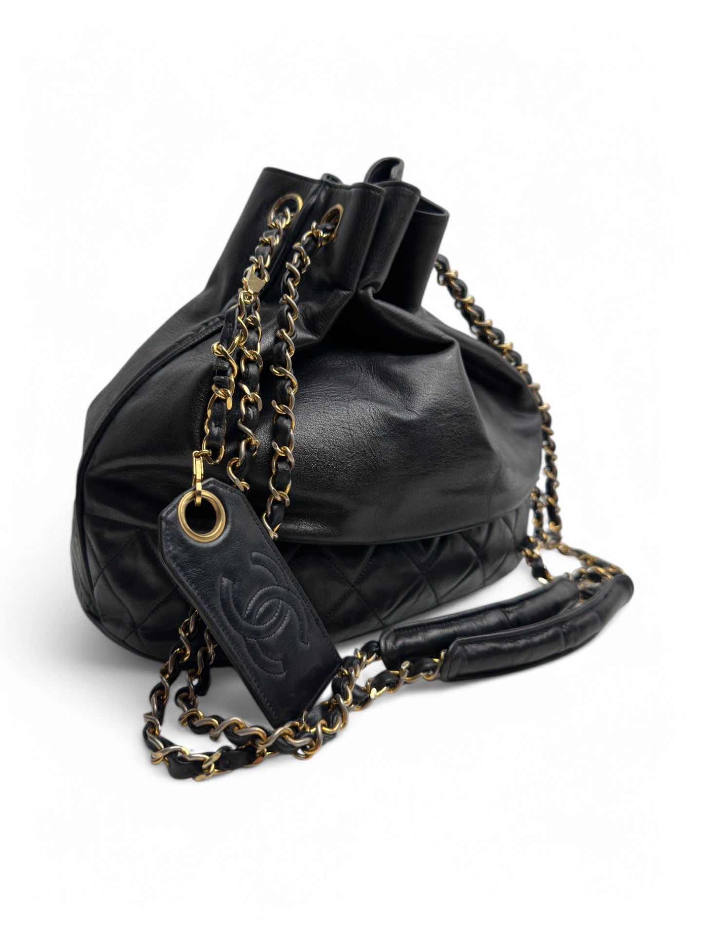 Chanel Drawstring Bucket Bag