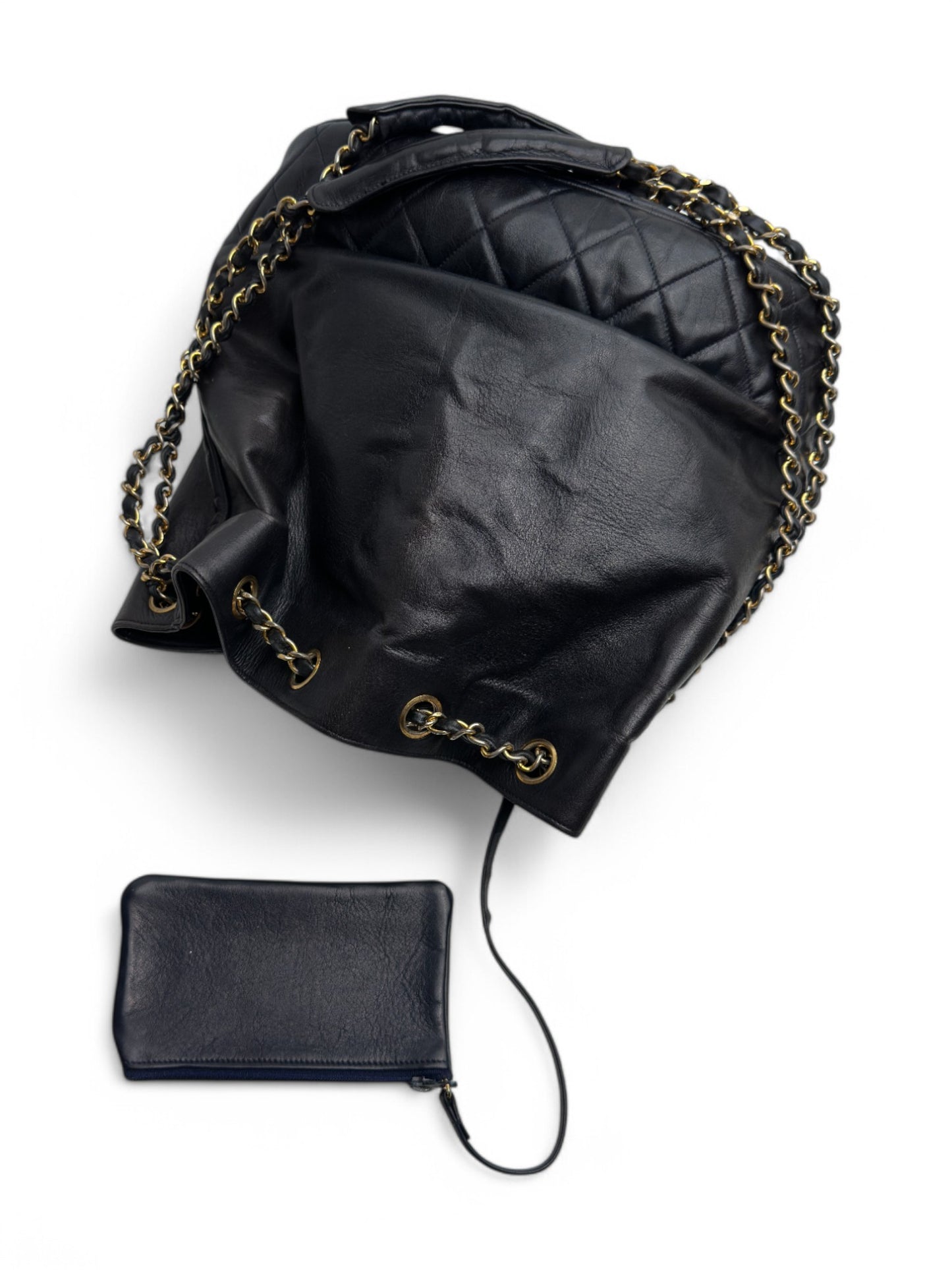 Chanel Drawstring Bucket Bag