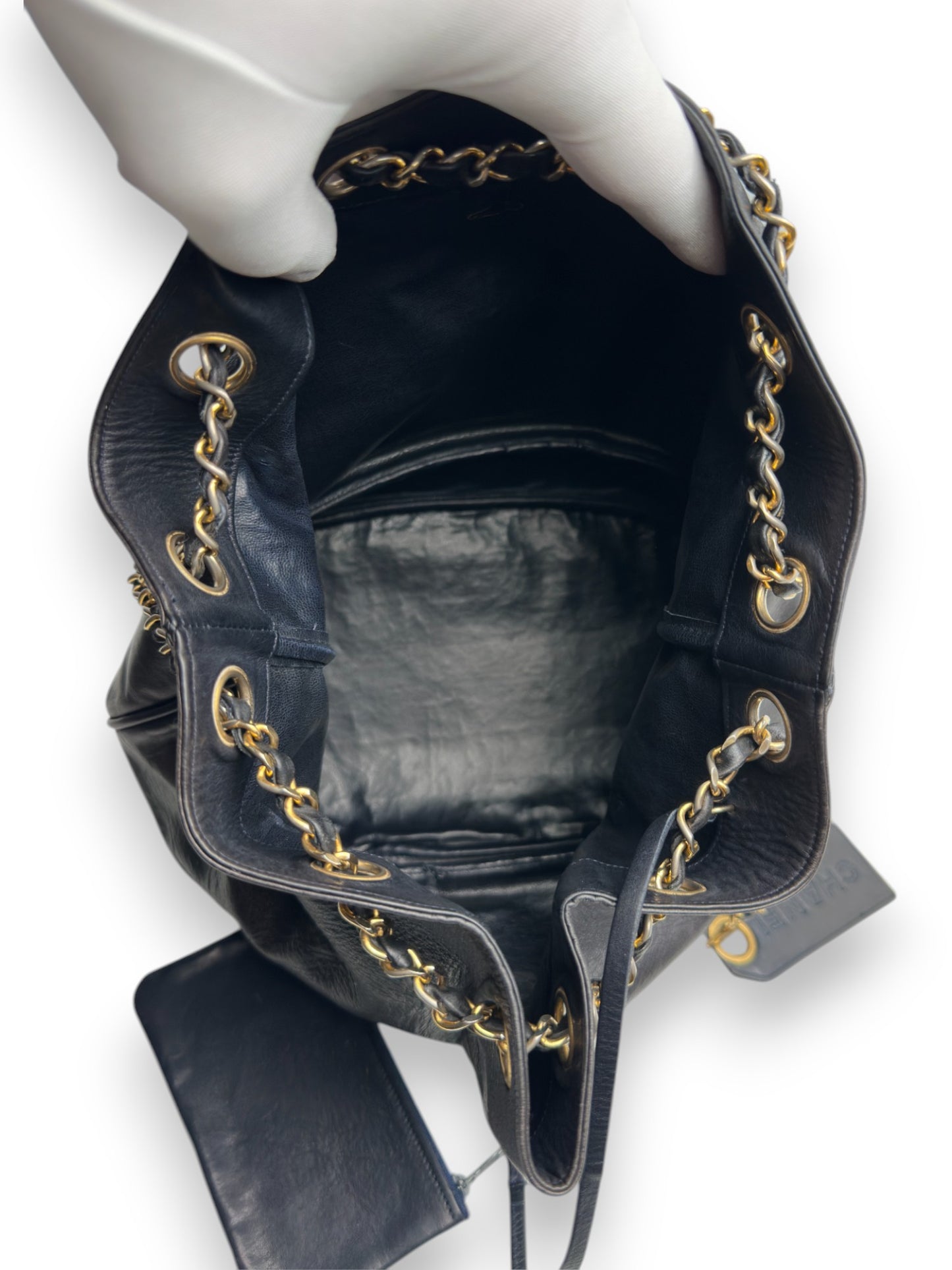 Chanel Drawstring Bucket Bag
