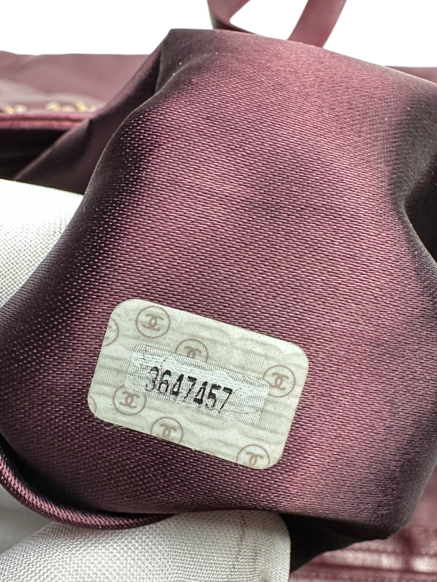 Chanel Lambskin Red Wine Tote
