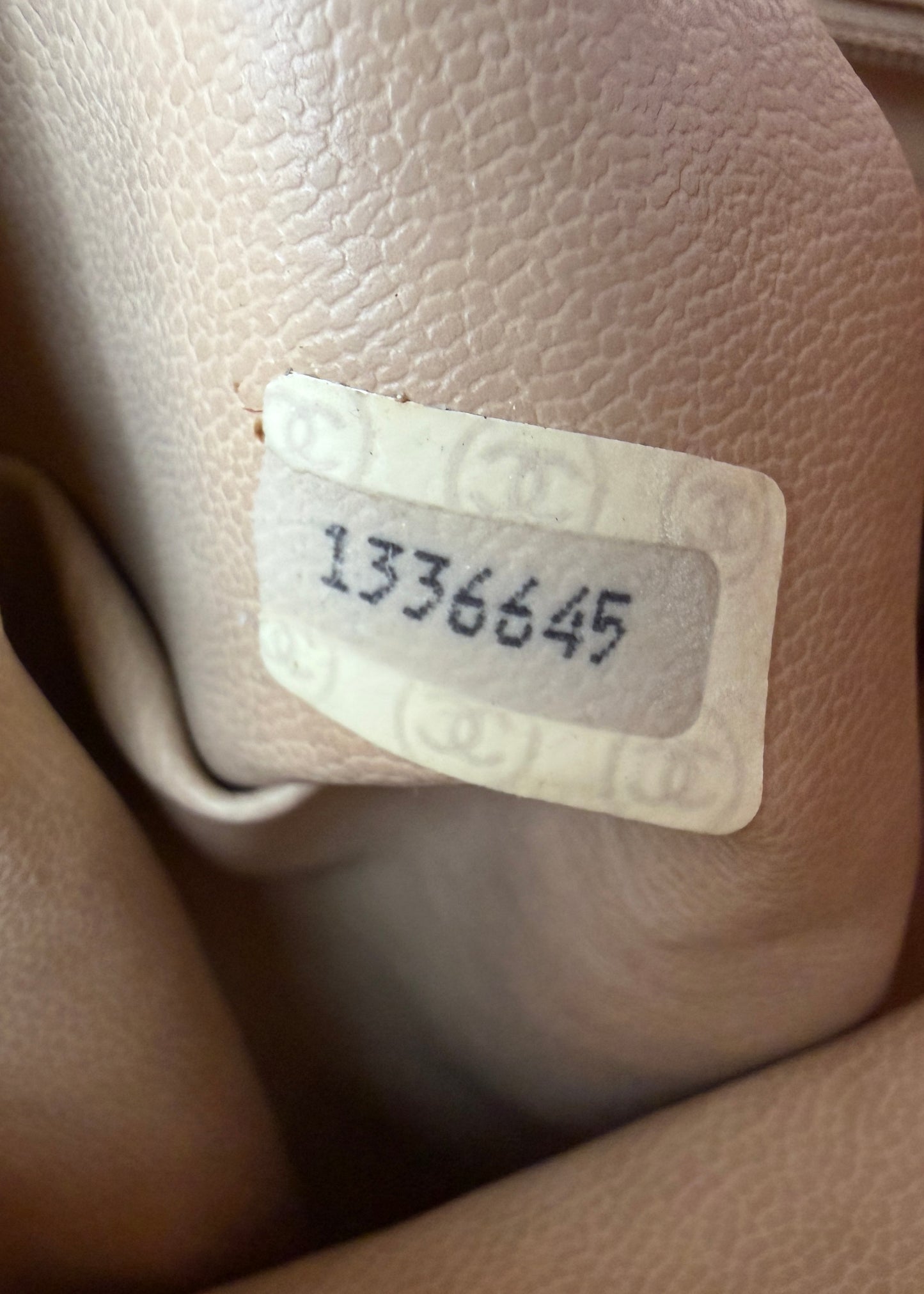 Chanel CC Single Chain Beige