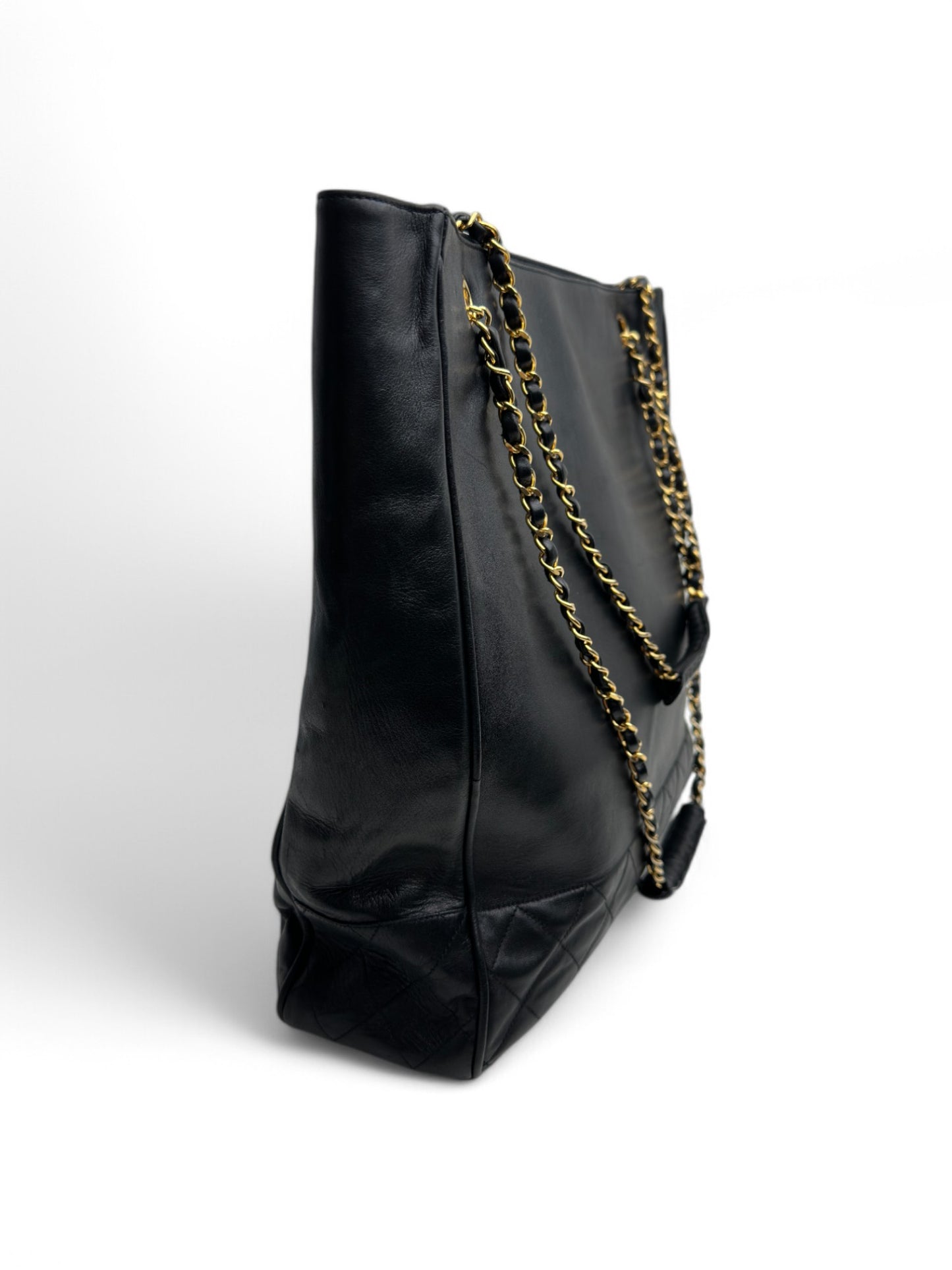 Chanel Lambskin Qulted Large tote