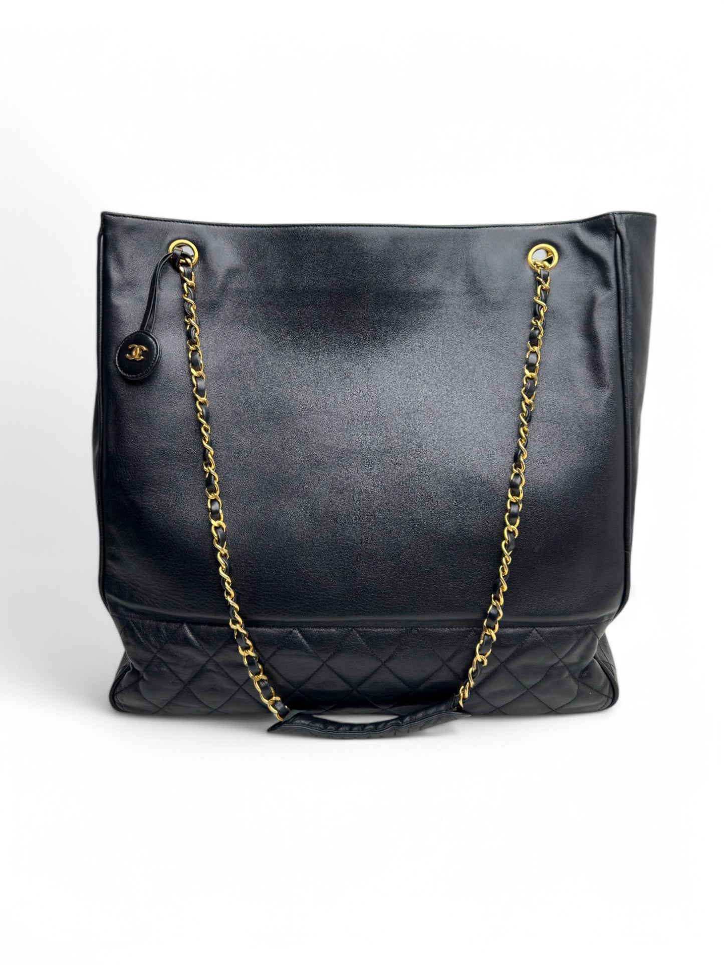 Chanel Lambskin Qulted Large tote