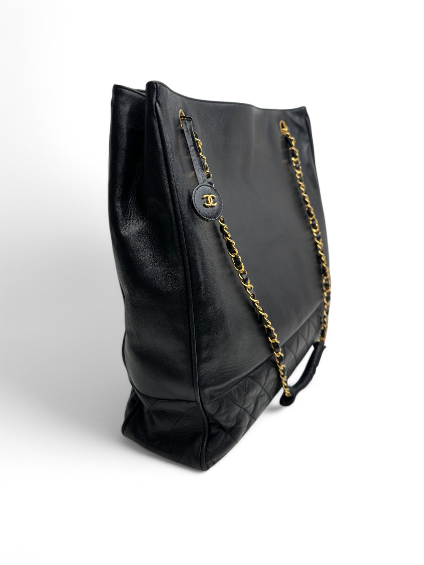 Chanel Lambskin Qulted Large tote