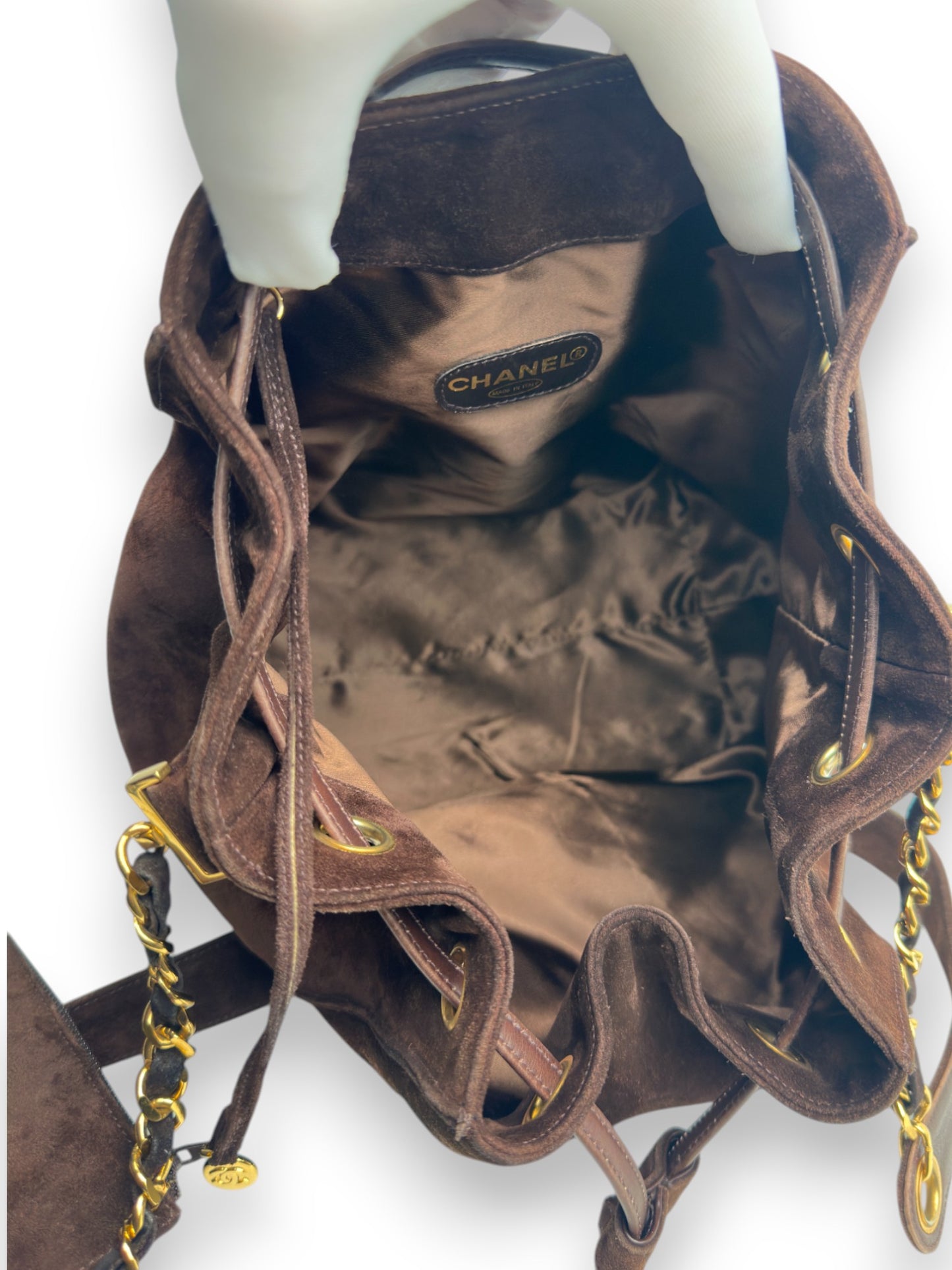 Chanel Suede Bucket