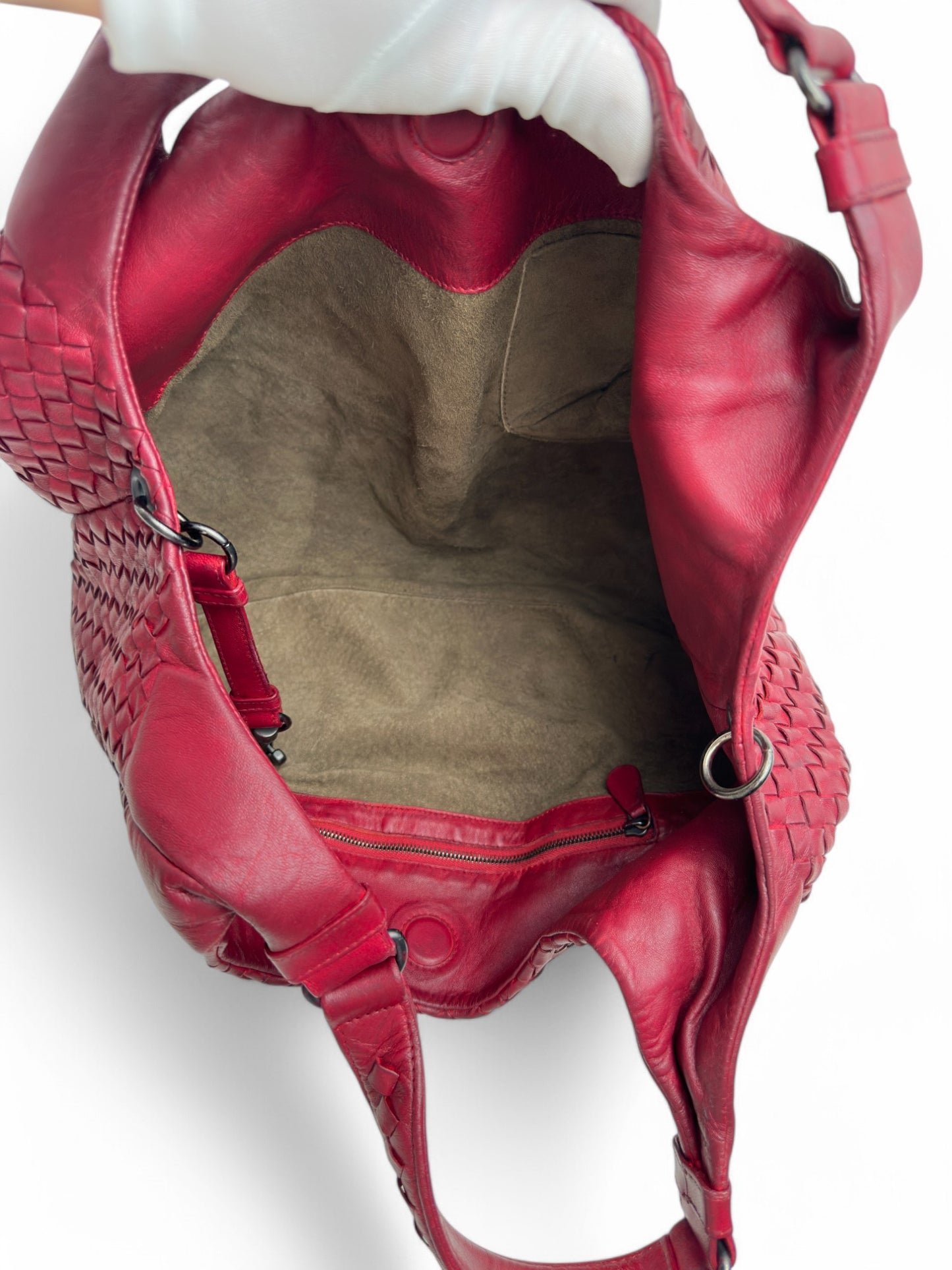 Bottega Veneta Hobo Medium Bordo