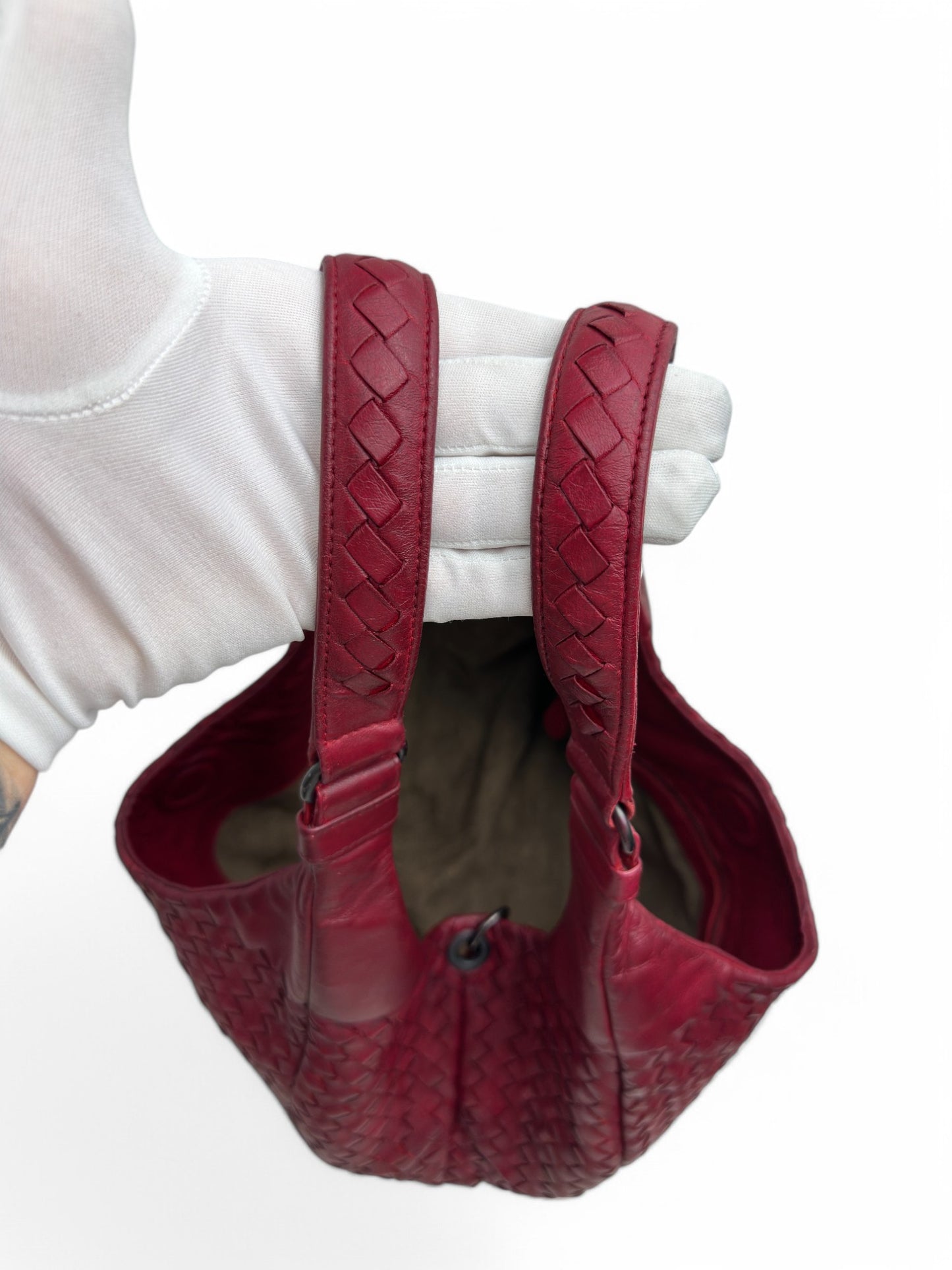 Bottega Veneta Hobo Medium Bordo