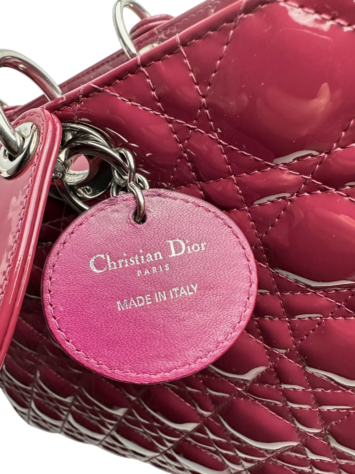 Lady Dior Large Bordeaux