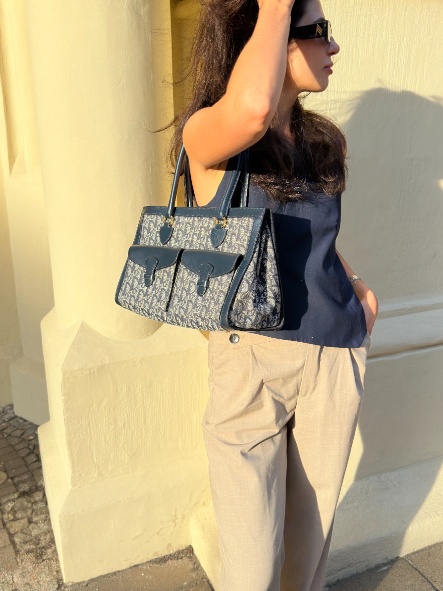 Dior Oblique Navy Trotter