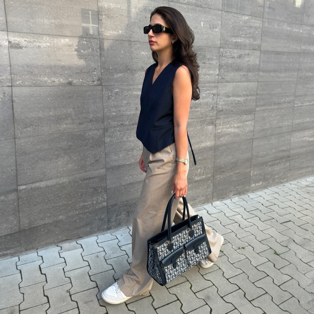 Dior Oblique Navy Trotter