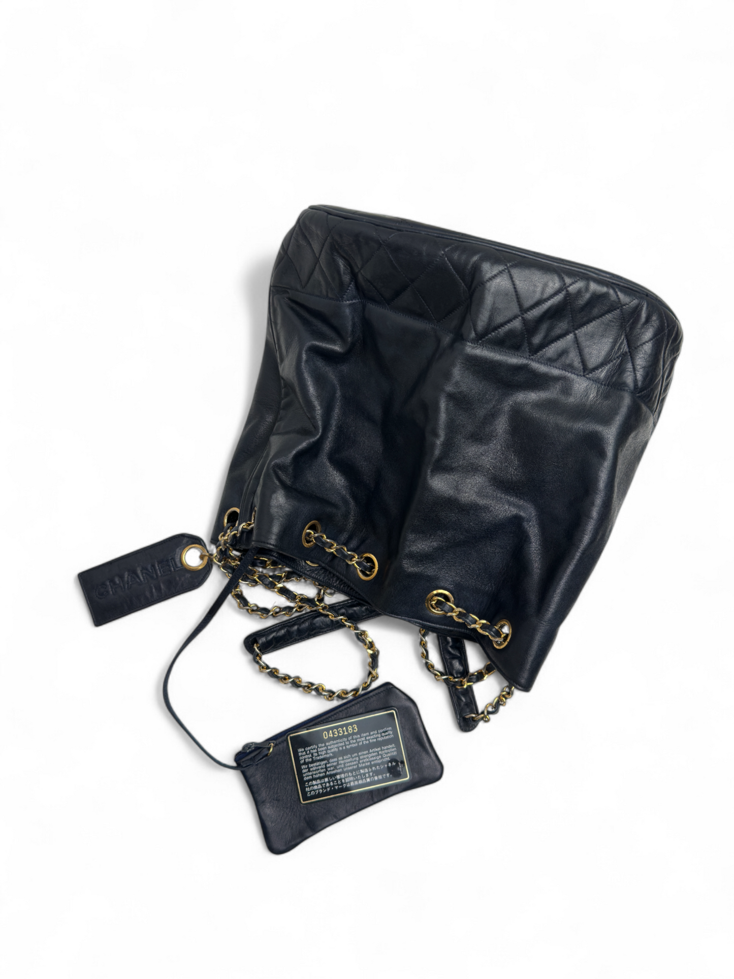 Chanel Bucket Drawstring Bag