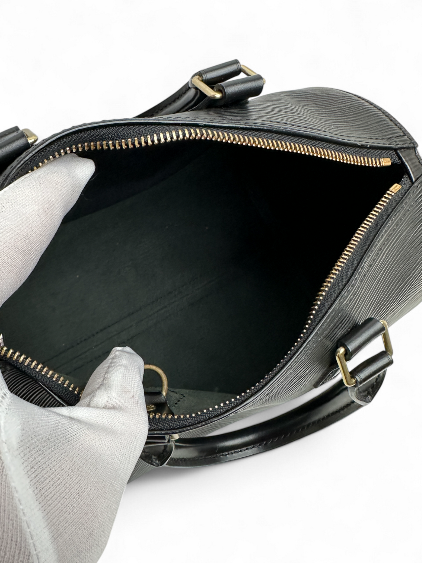 Louis Vuitton Speedy 25 Epi black