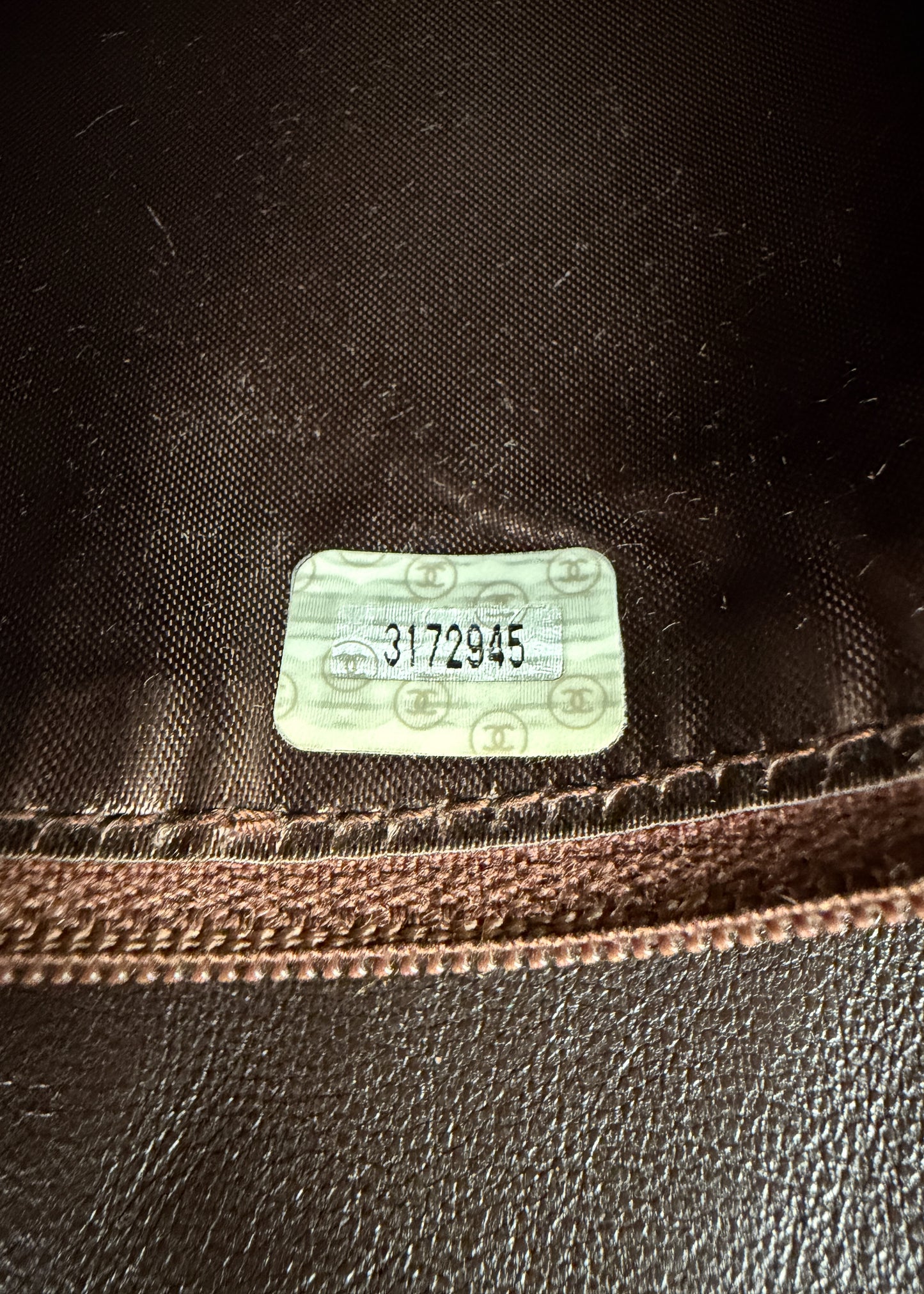 Chanel CC Quilted front pocket