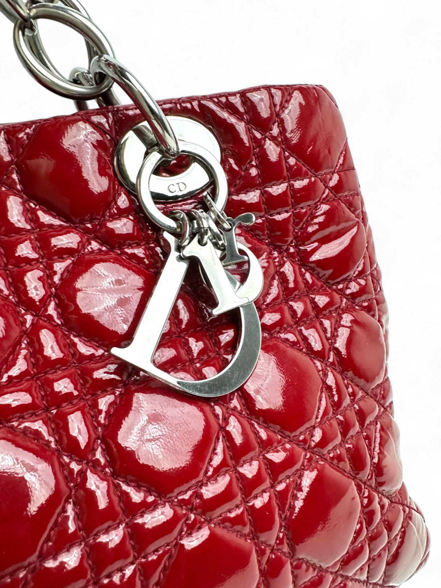 Dior soft patent leather