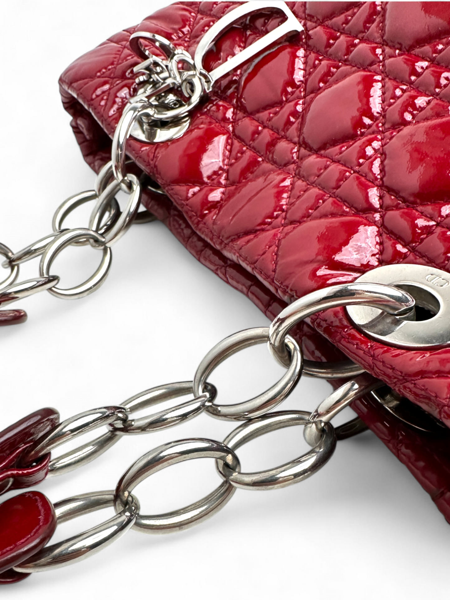 Dior soft patent leather