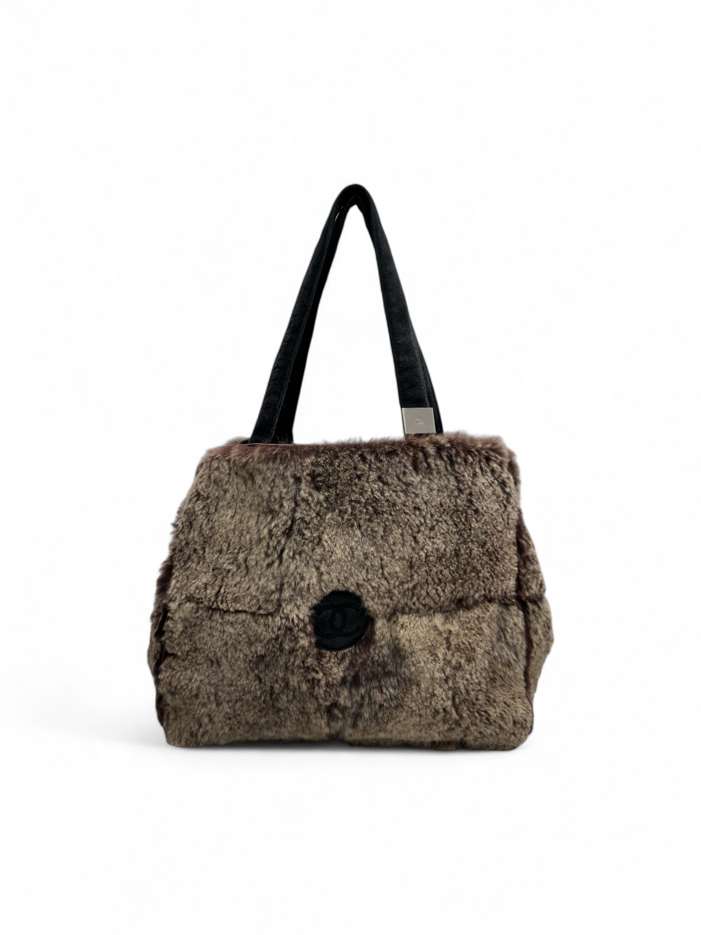 Chanel fur rabbit tote