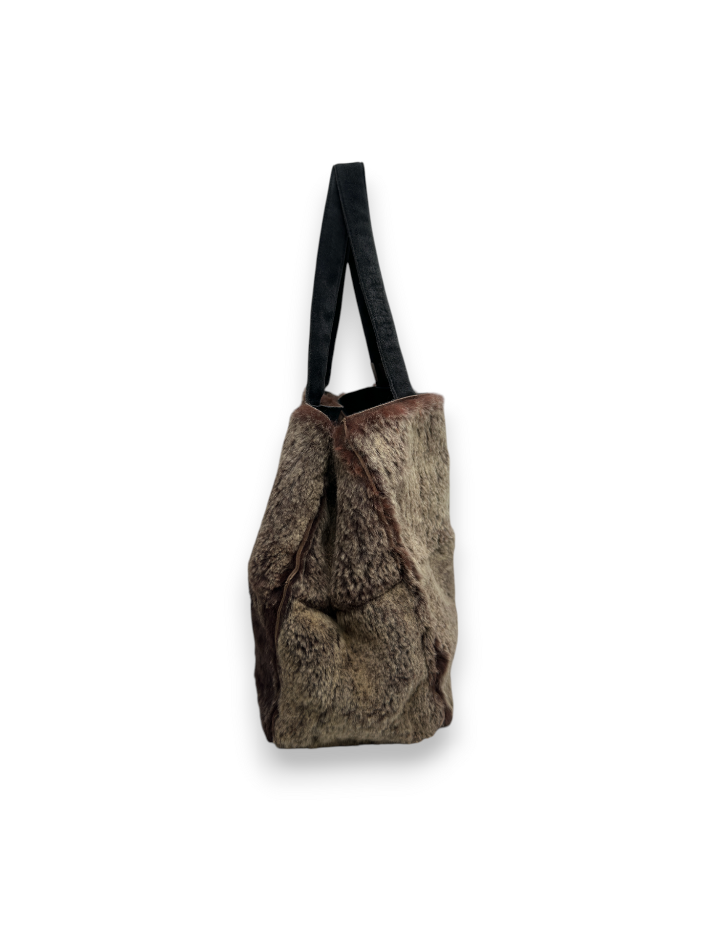 Chanel fur rabbit tote