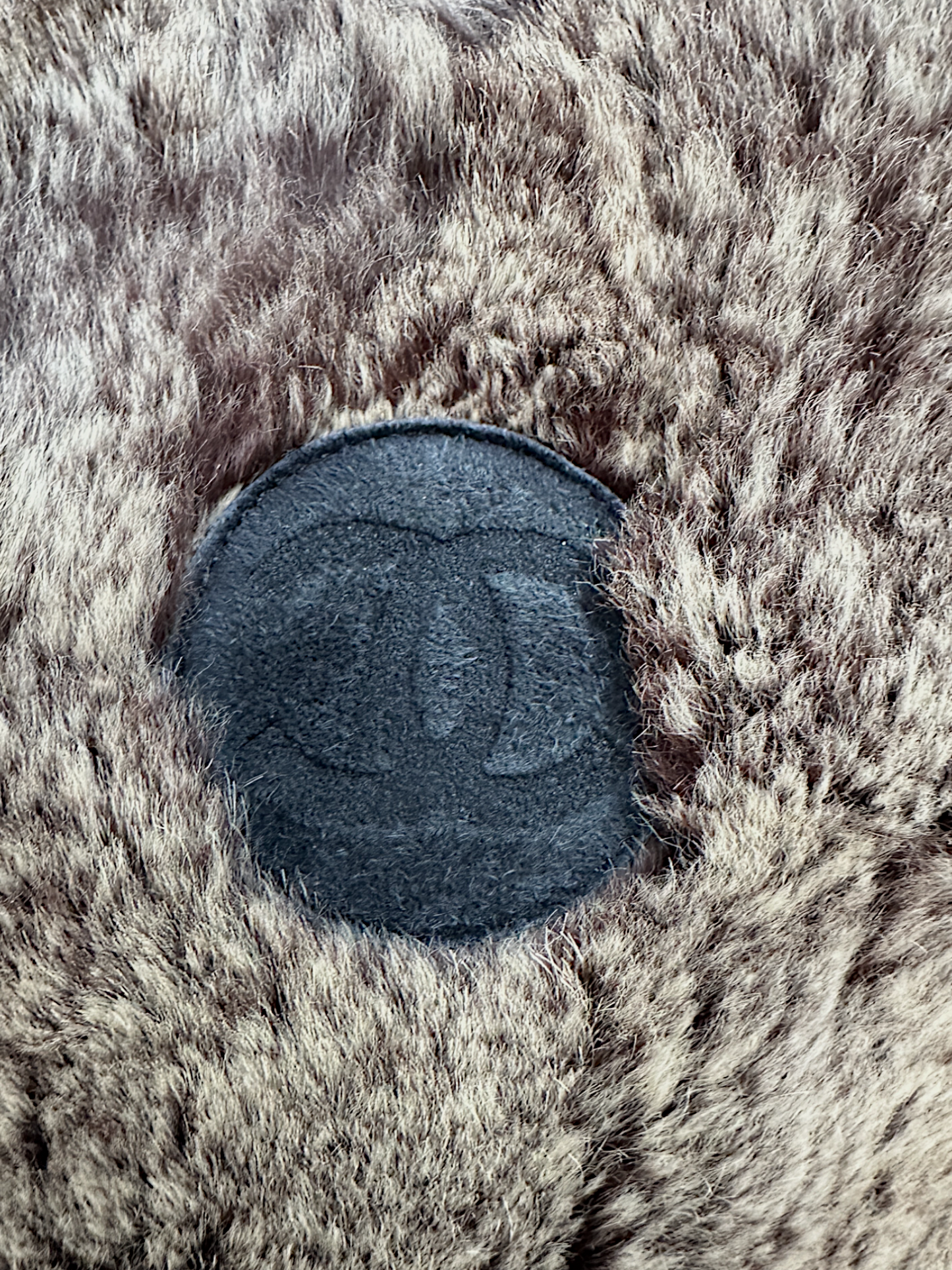 Chanel fur rabbit tote