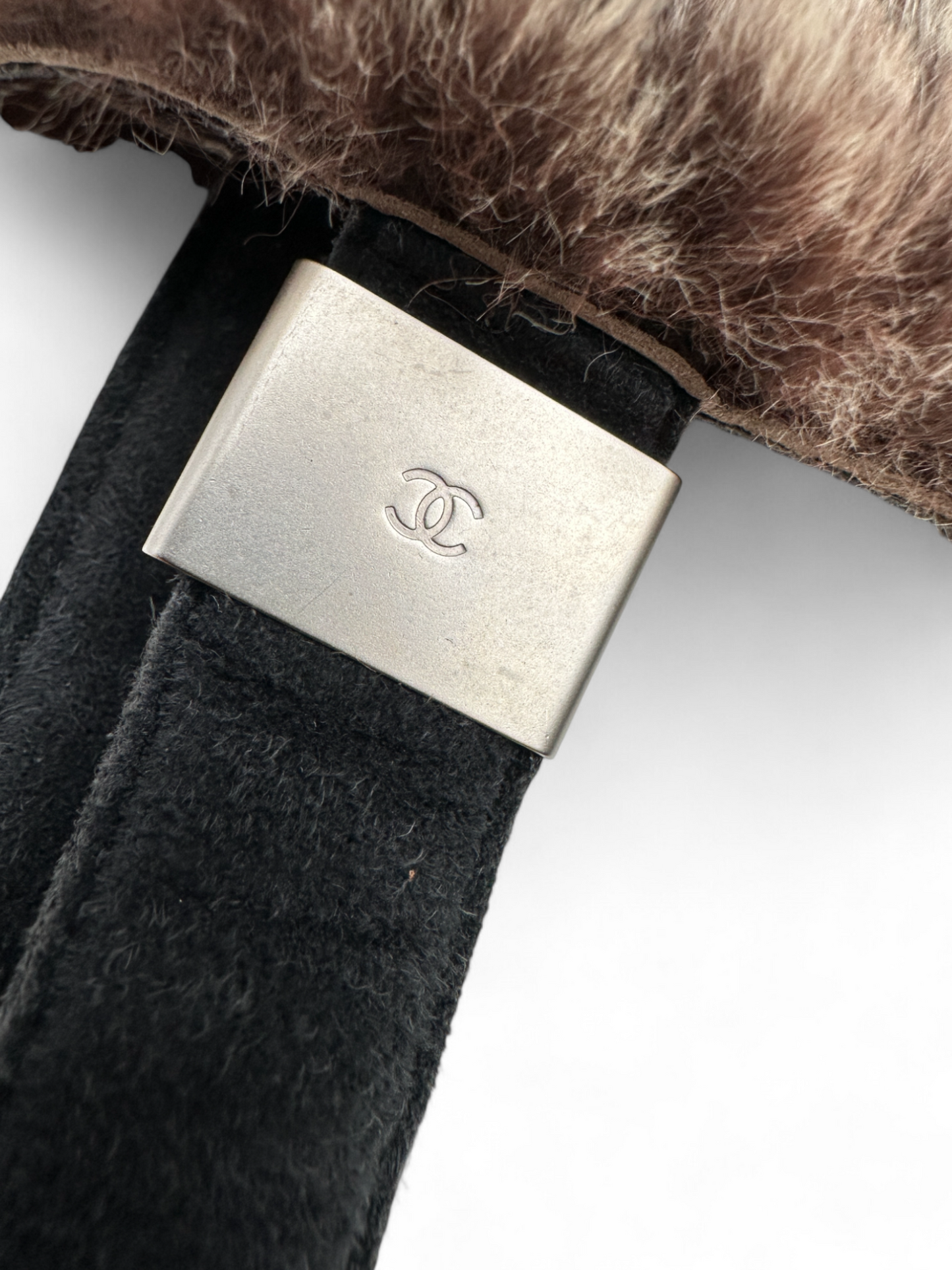 Chanel fur rabbit tote