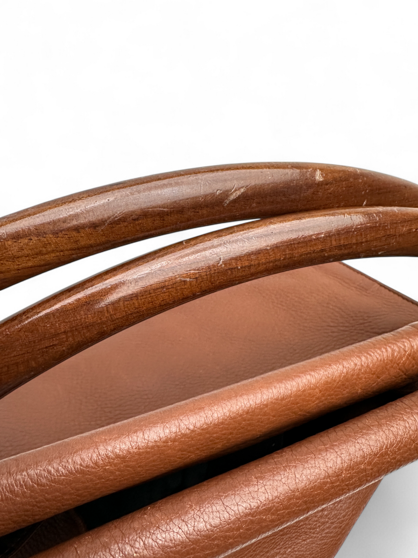 Chanel Wooden Handle Calfskin